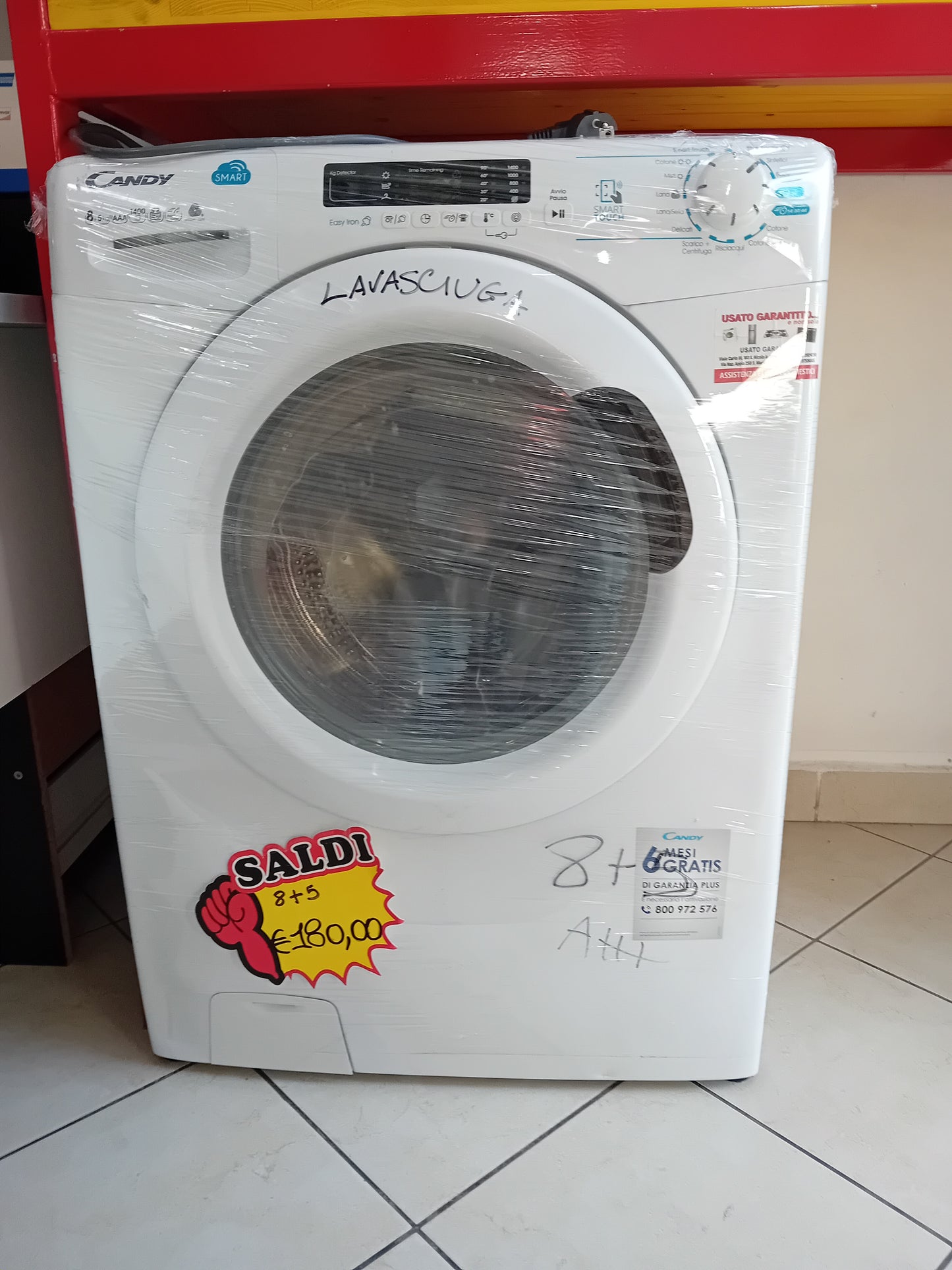 LAVAASCIUGA CANDY 8+5KG