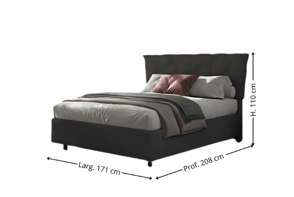 LETTO BERGEN CON CONTENITORE