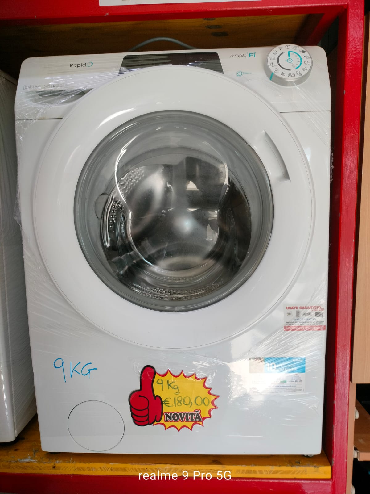 LAVATRICE CANDY RAPIDO' 9KG