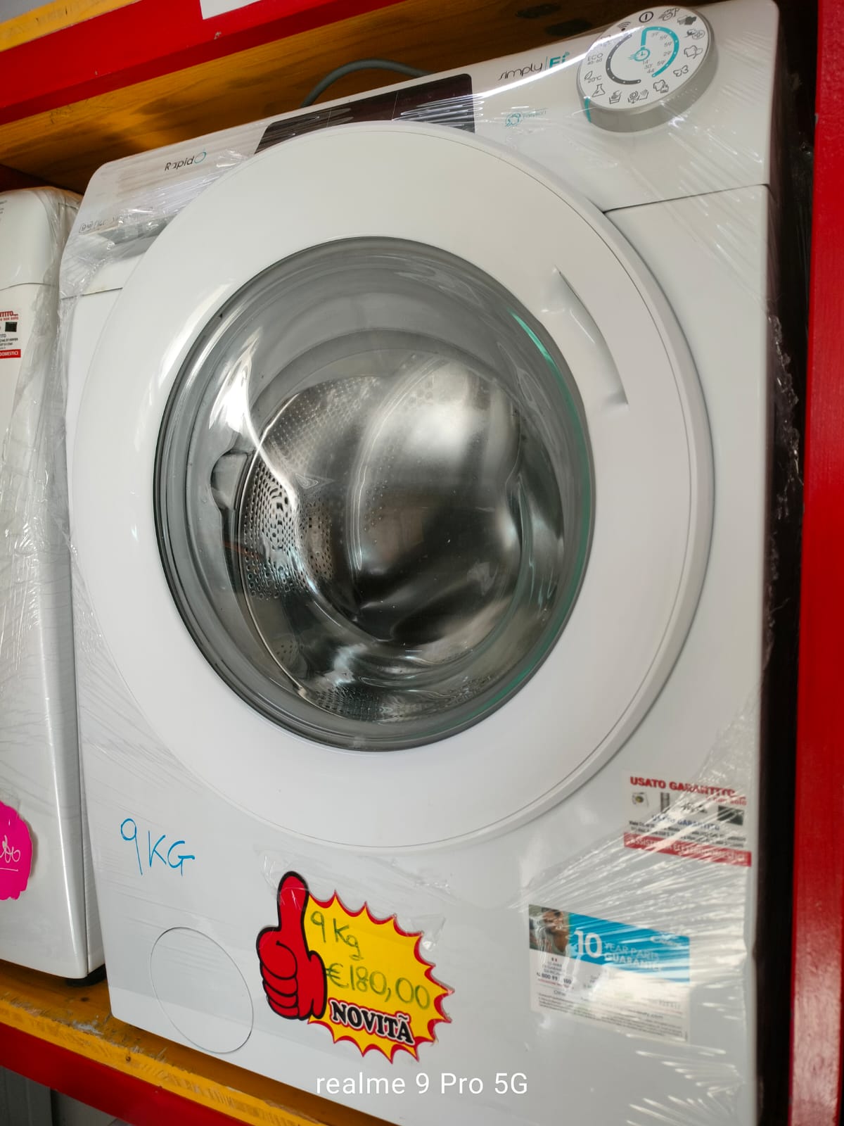 LAVATRICE CANDY RAPIDO' 9KG