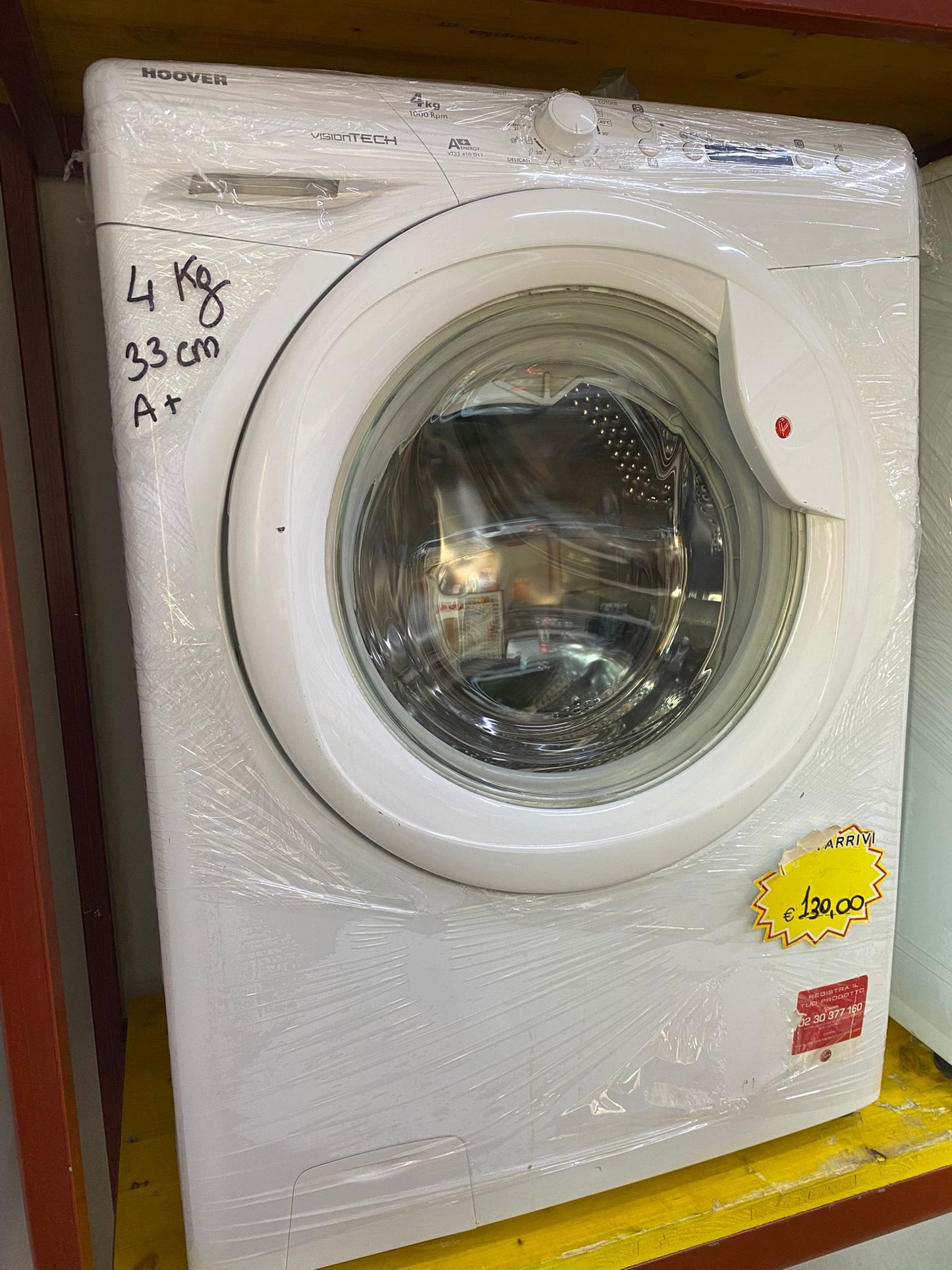 LAVATRICE HOOVER 4KG 33CM