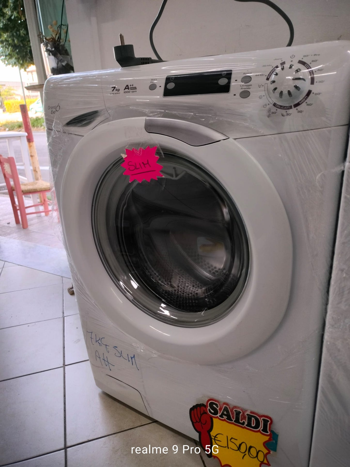 LAVATRICE CANDY GRANDO' EVO 7KG SLIM