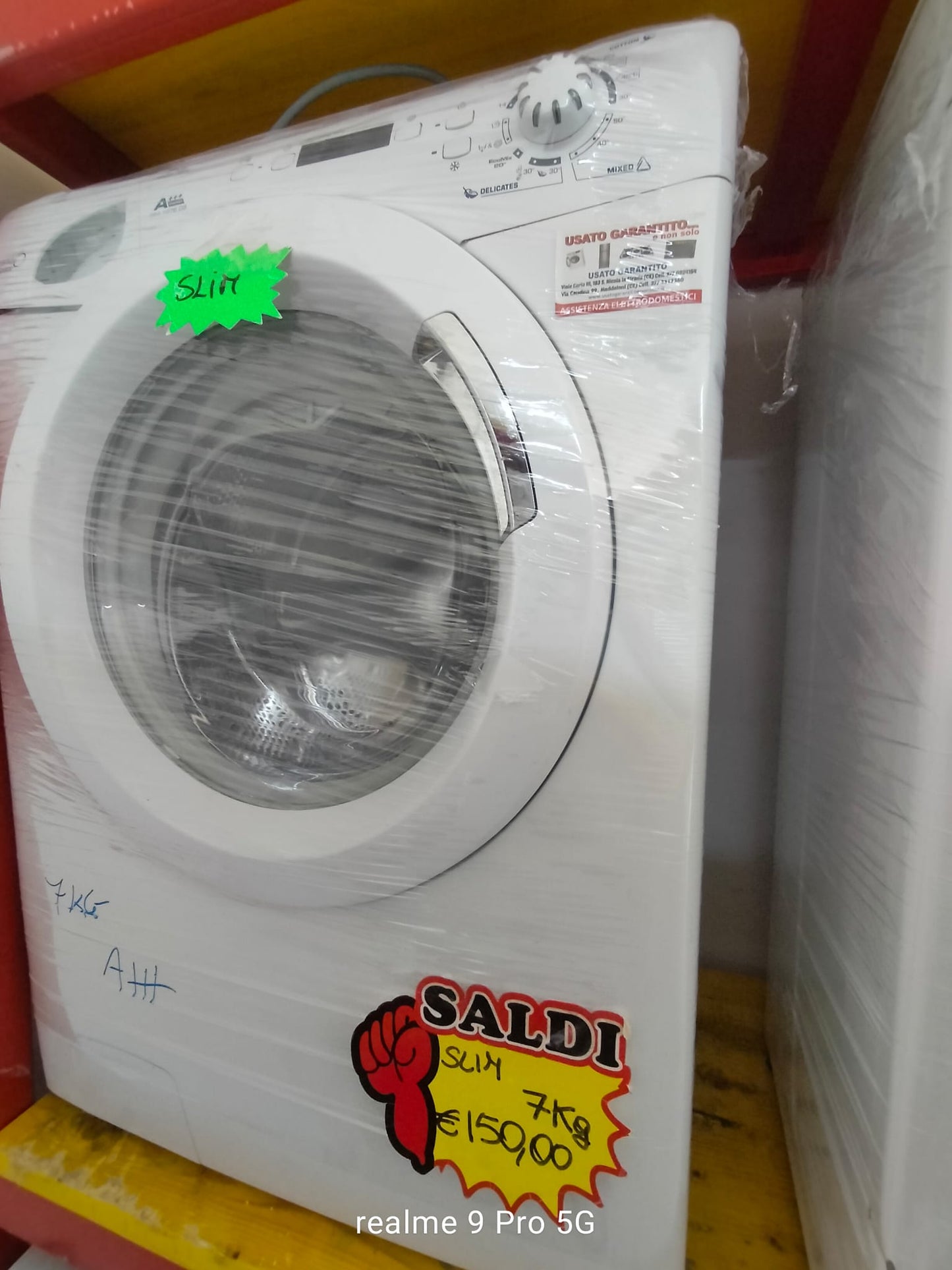 LAVATRICE CANDY GRANDO' SPACE 7KG SLIM