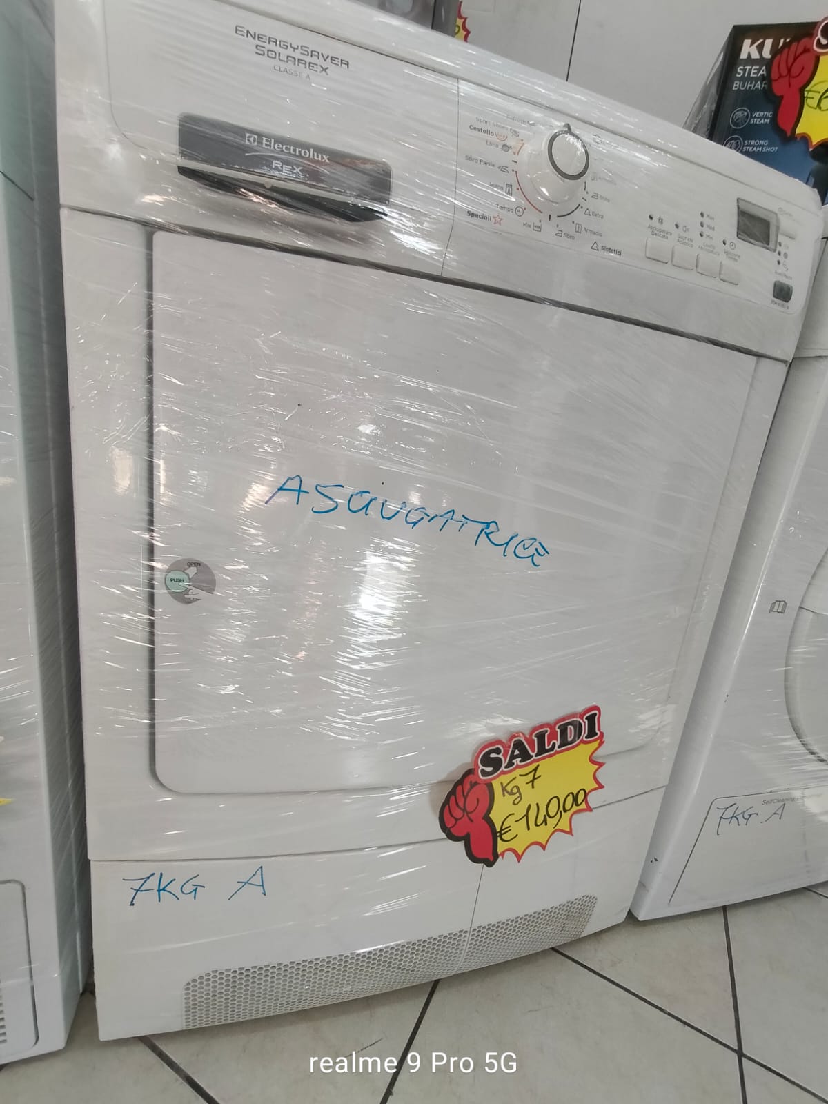 ASCIUGTRICE ELECTROLUX REX 7KG