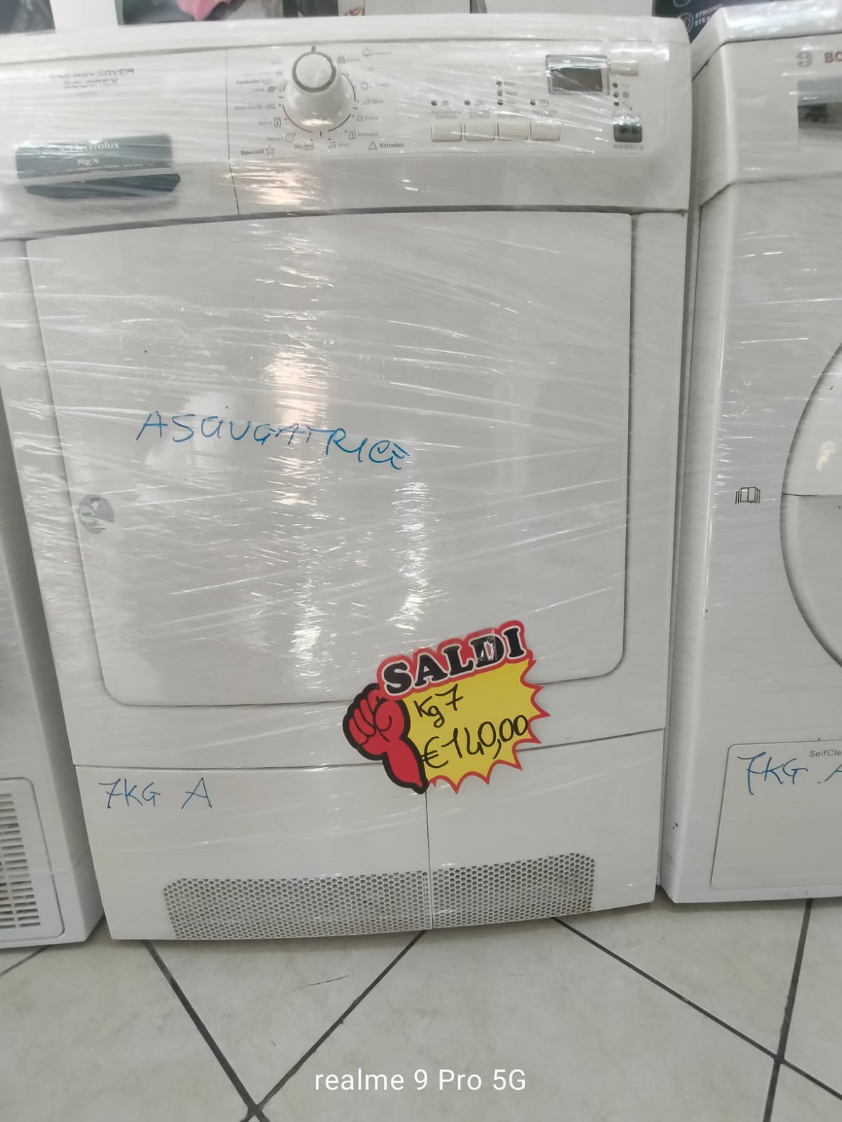 ASCIUGTRICE ELECTROLUX REX 7KG