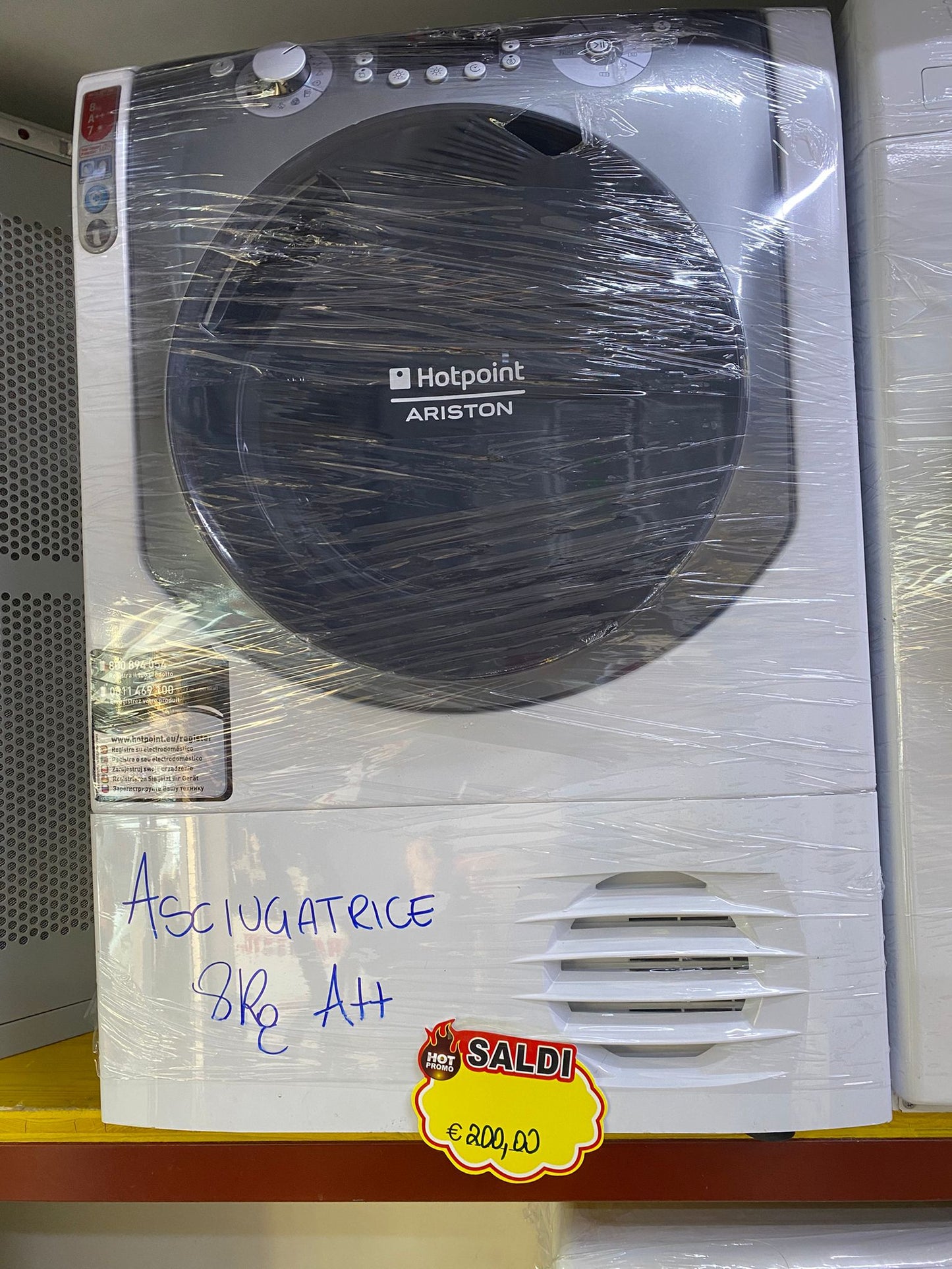 ASCIUGATRICE HOTPOINT ARISTON AQUALTIS 8KG