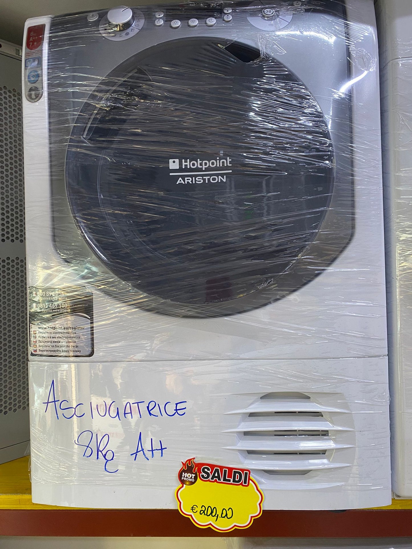 ASCIUGATRICE HOTPOINT ARISTON AQUALTIS 8KG