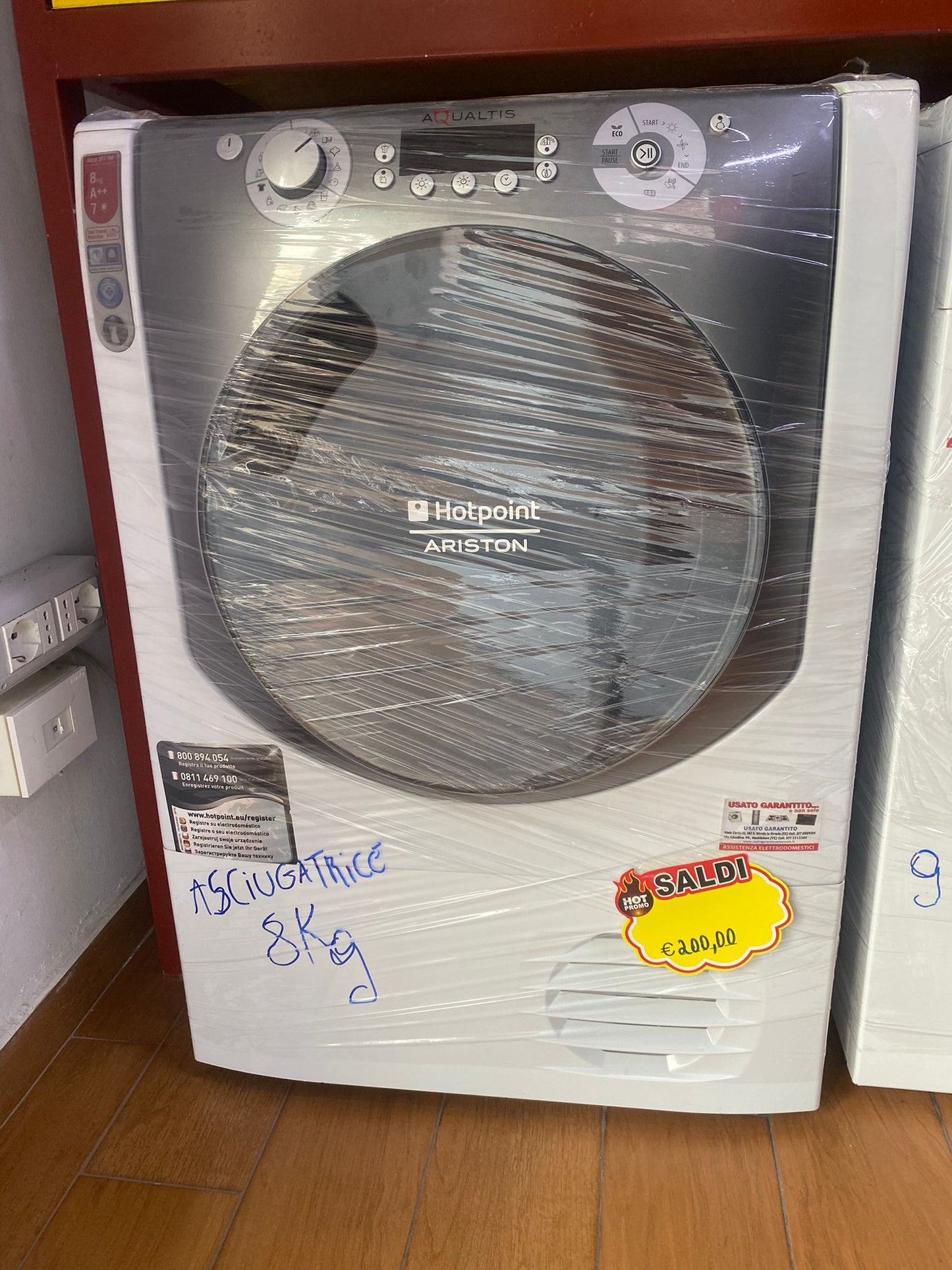 ASCIUGATRICE HOTPOINT ARISTON AQUALTIS 8KG