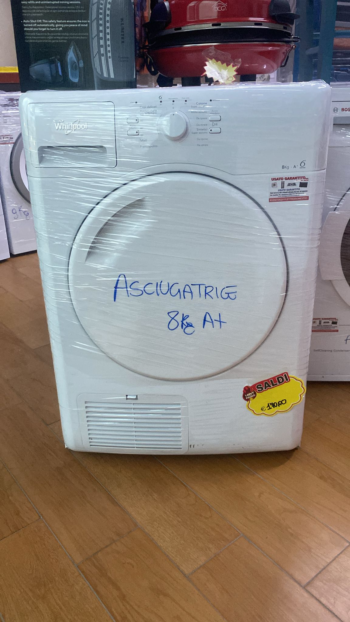 ASCIUGATRICE WHIRLPOOL 8KG