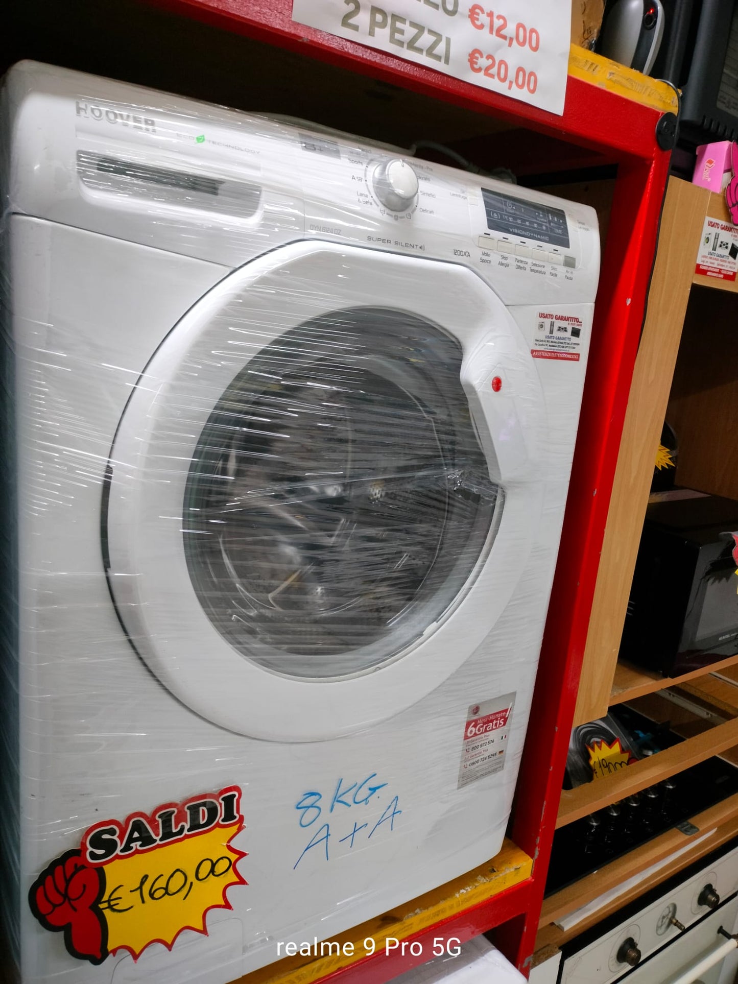 LAVATRICE HOOVER 8KG