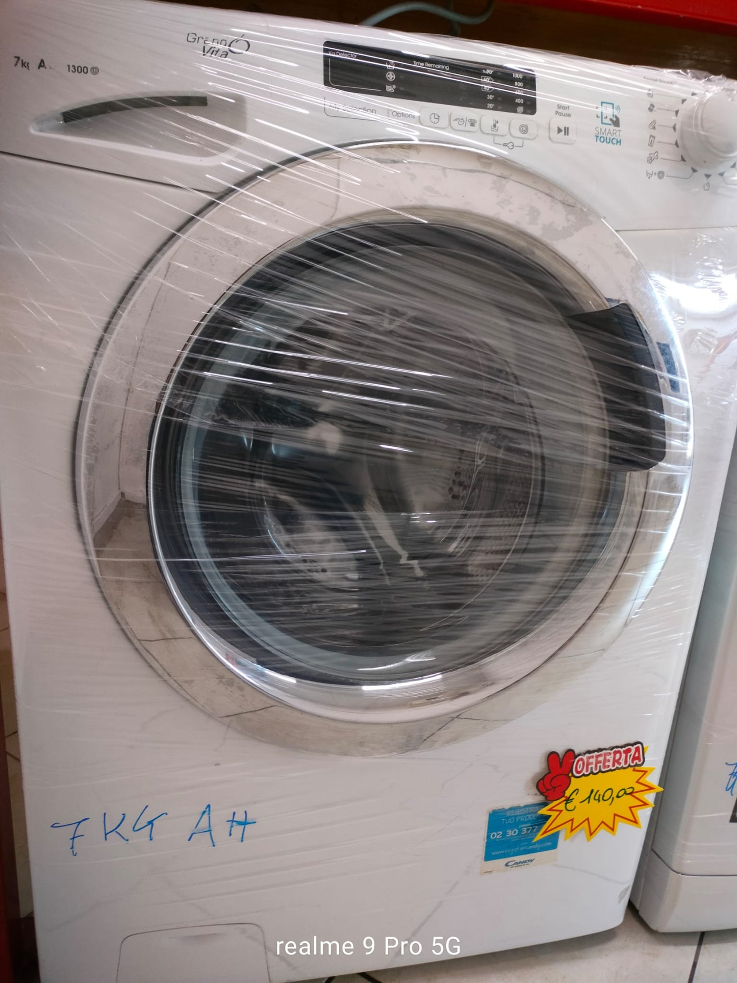 LAVATRICE CANDY GRANDO' VITA 7KG