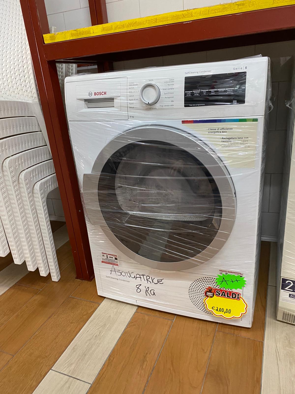 ASCIUGATRICE BOSCH 8KG SERIE 6