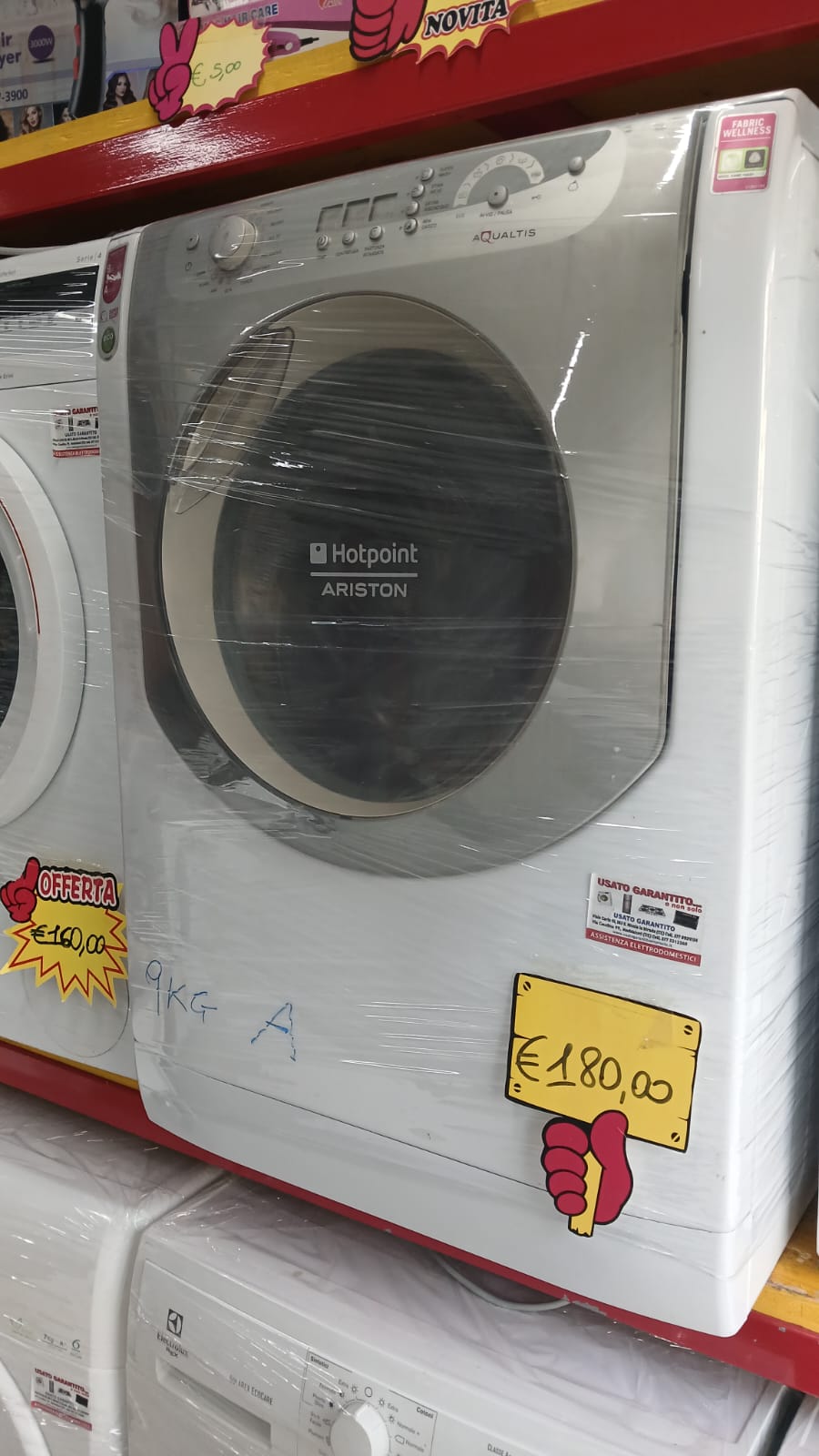 LAVATRICE HOTPOINT ARISTON AQUALTIS 9KG