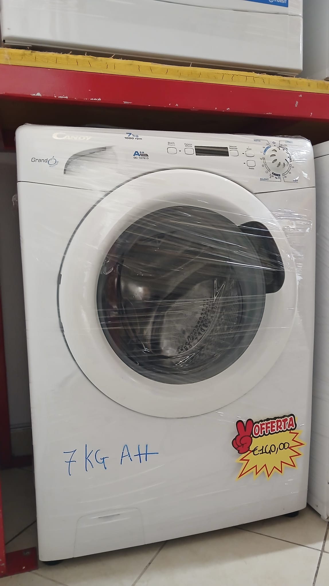 LAVATRICE CANDY GRANDO' COMFORT 7KG