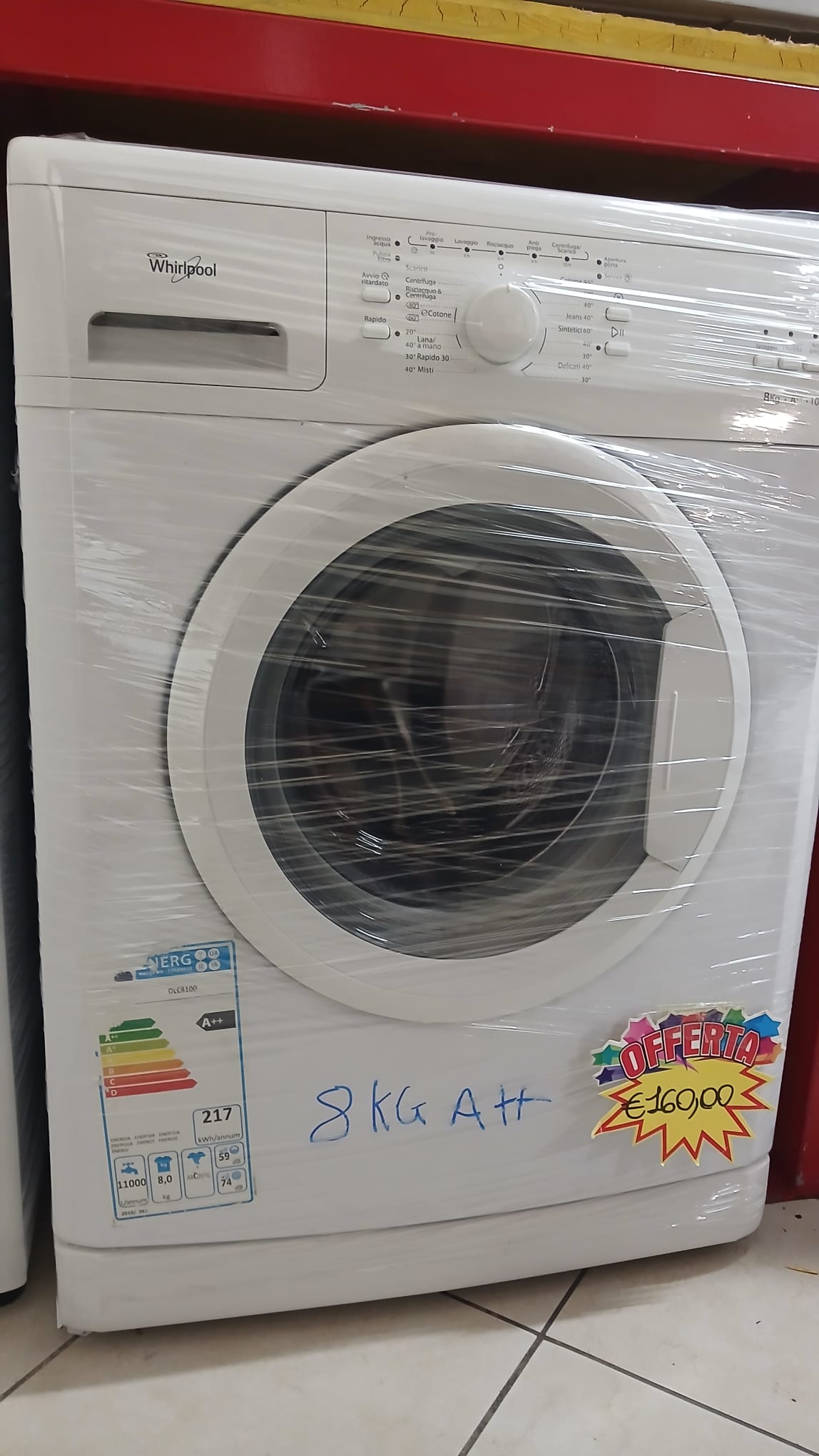 LAVATRICE WHIRLPOOL 8KG