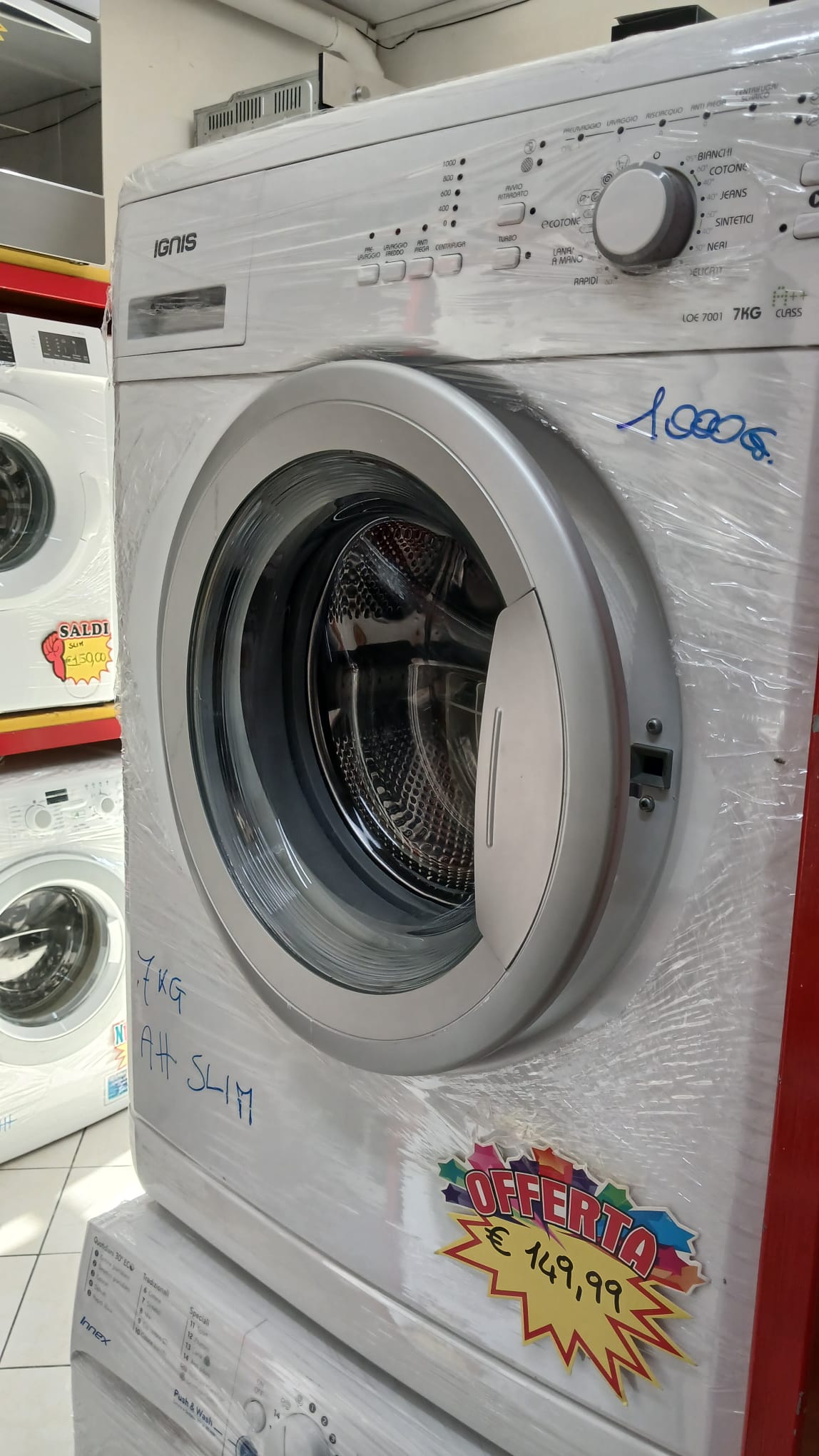 LAVATRICE IGNIS 7KG SLIM