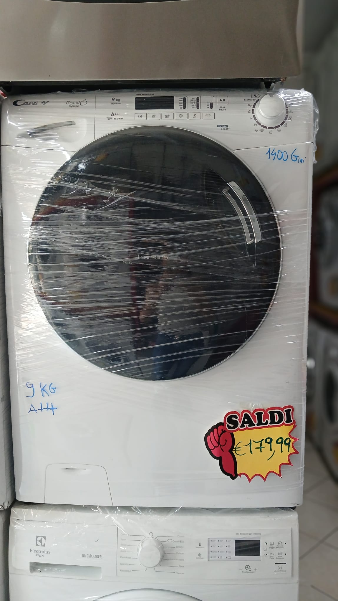 LAVATRICE CANDY GRNDO' SPACE 9KG