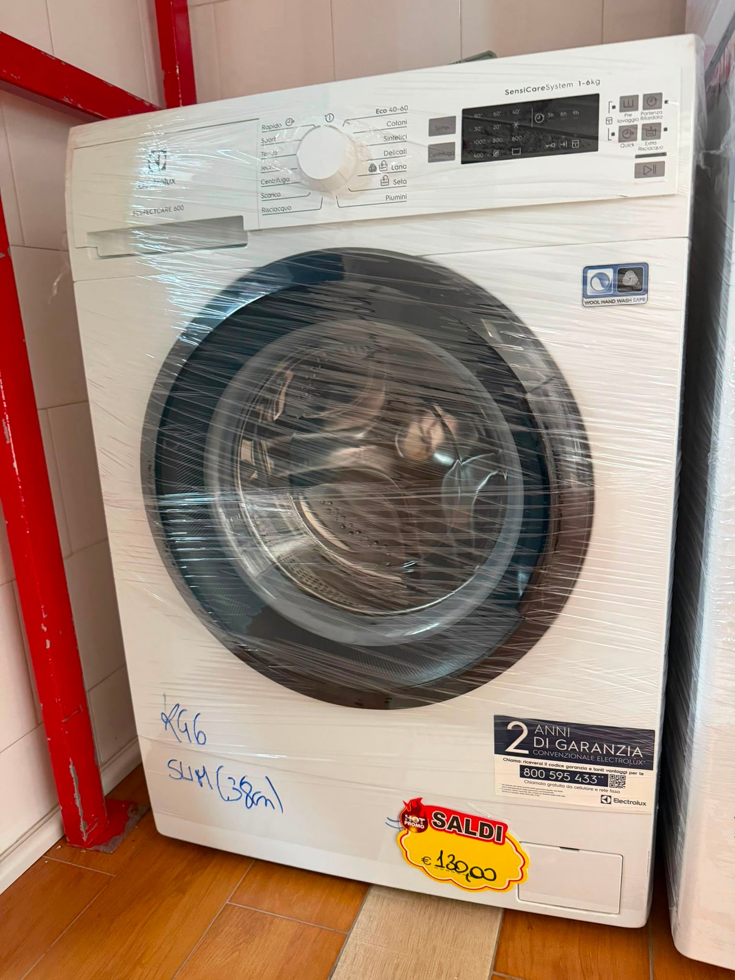 LAVATRICE ELECTROLUX REX 6KG SLIM
