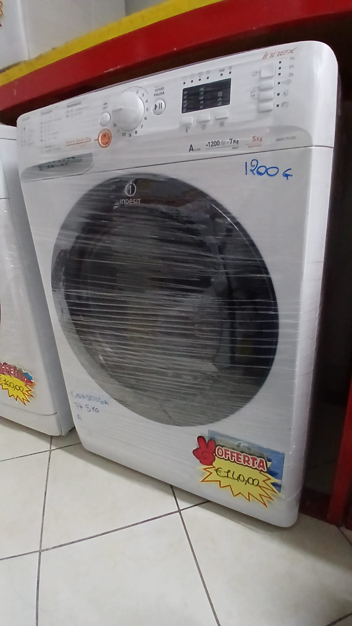 LAVASCIUGA INDESIT INNEX 7+5KG