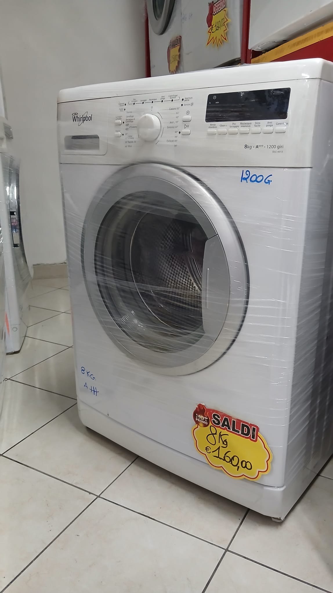 LAVATRICE WHIRLPOOL 8KG
