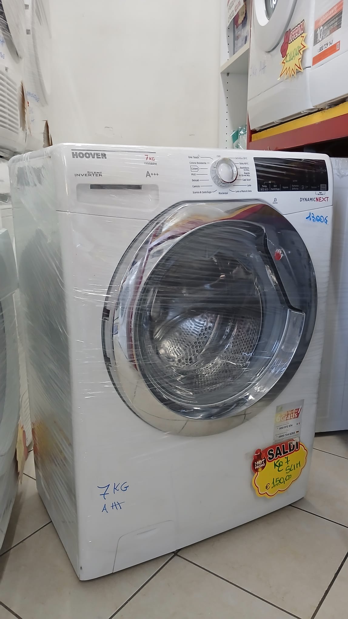 LAVATRICE HOOVER 7KG SLIM