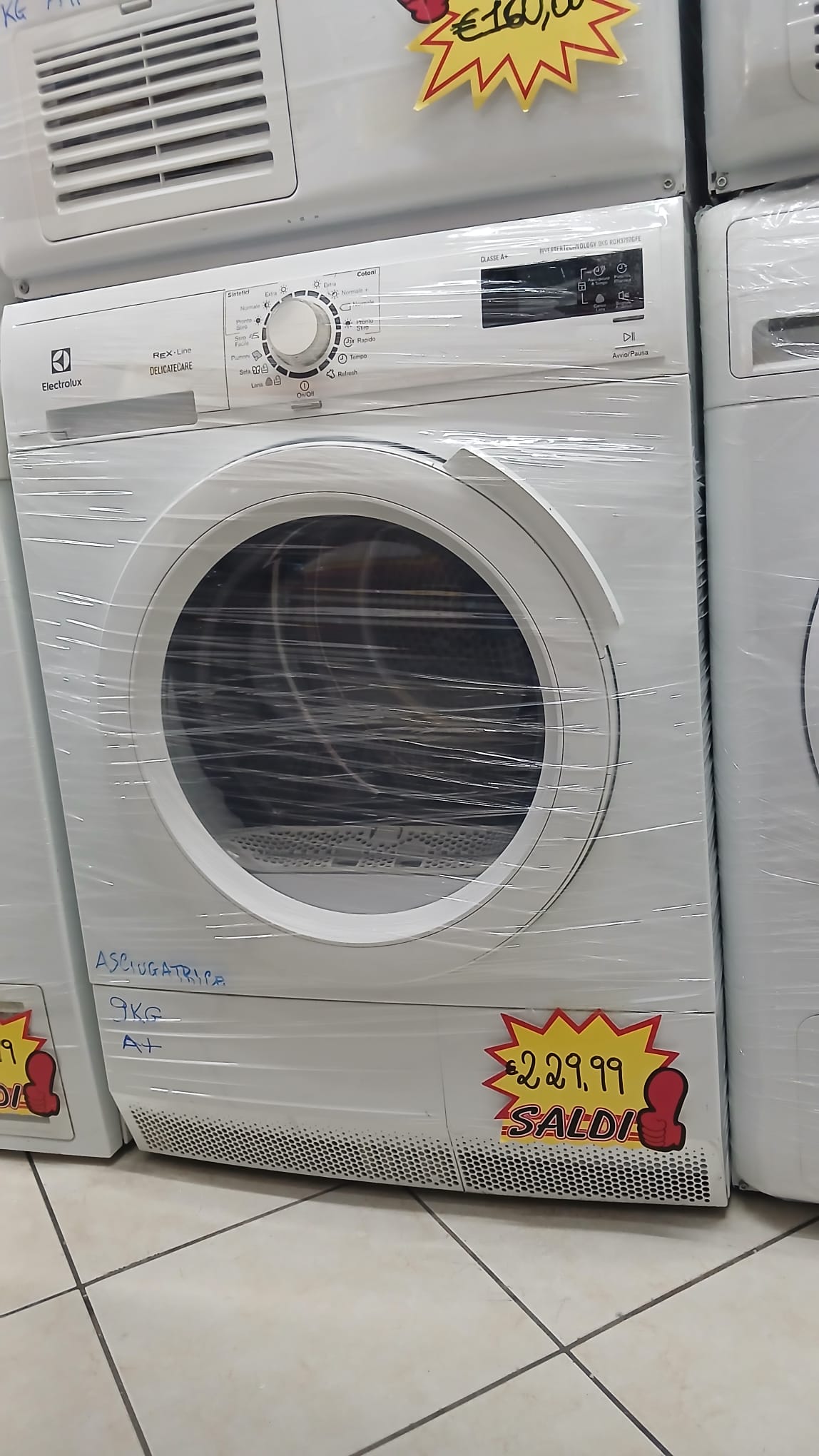ASCIUGATRICE ELECTROLUX REX 9KG