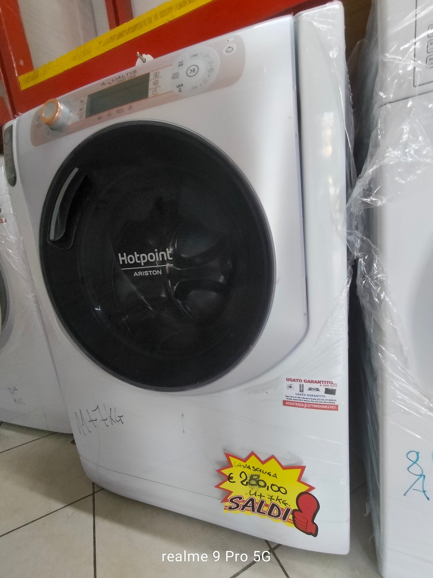LAVASCIUGA HOTPOINT ARISTON AQUALTIS 11+7KG