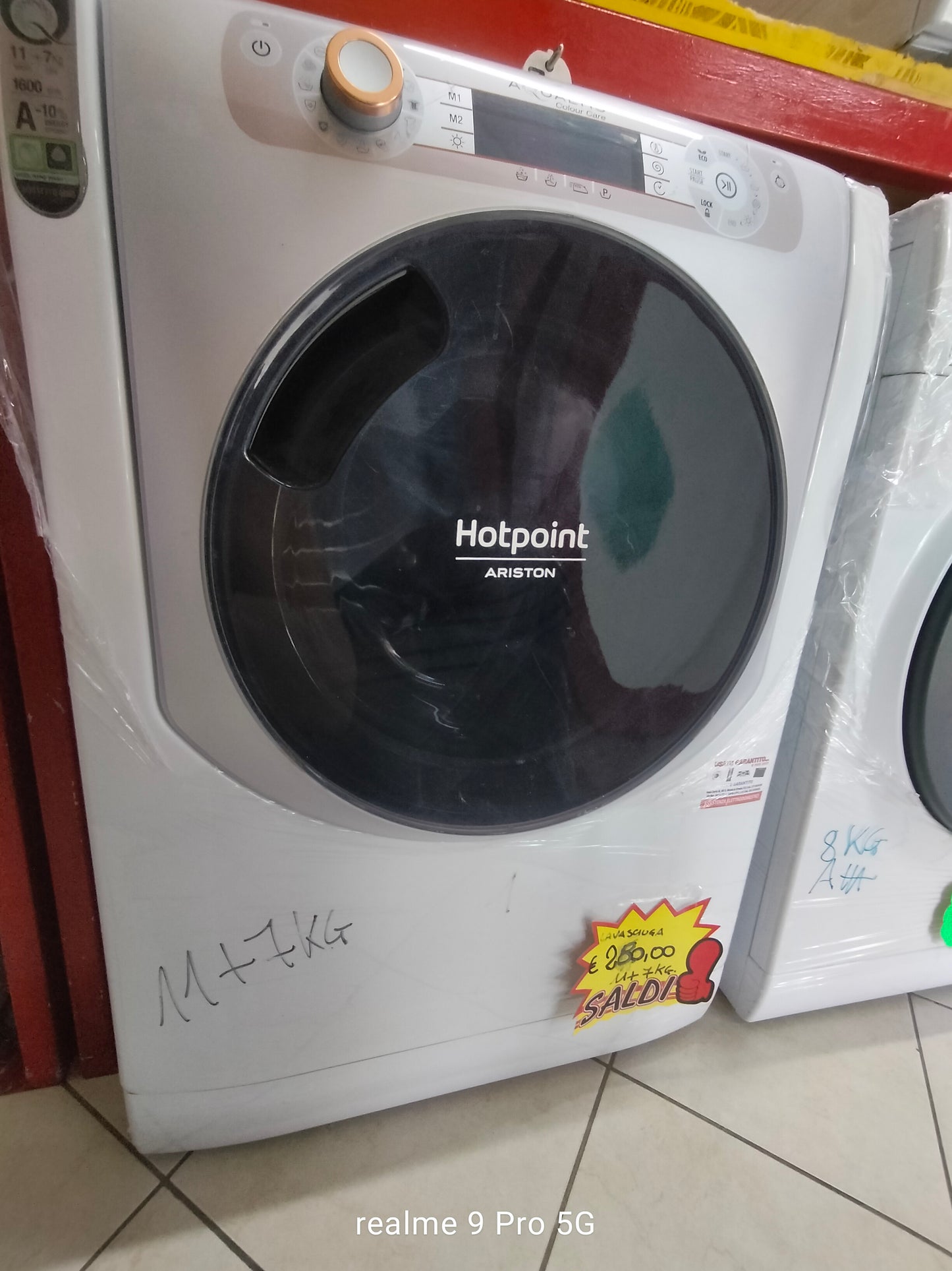 LAVASCIUGA HOTPOINT ARISTON AQUALTIS 11+7KG