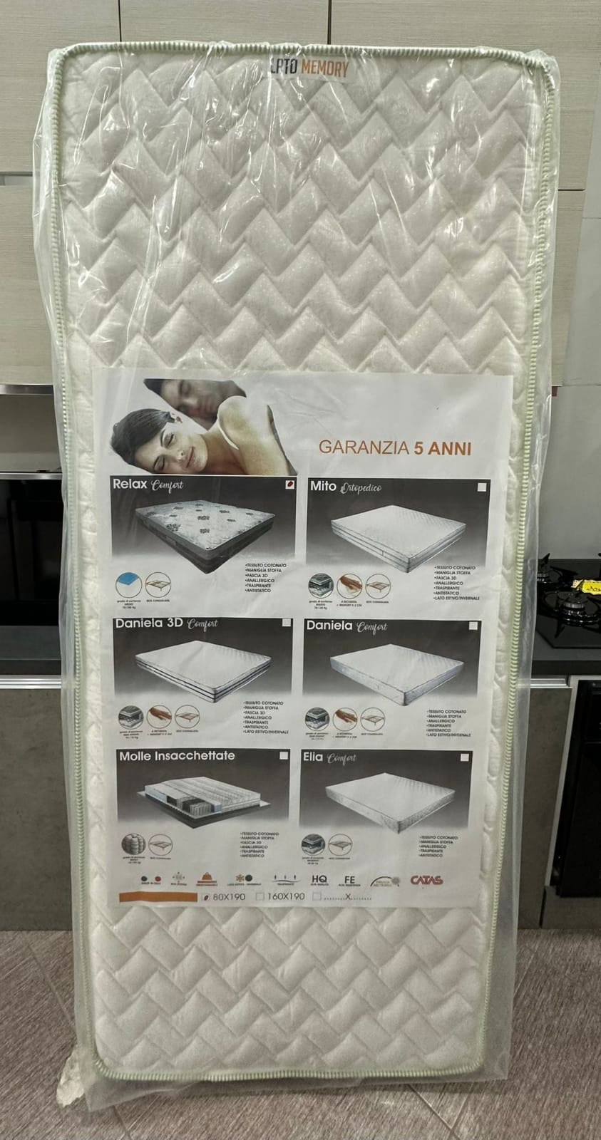 MATERASSO SINGOLO MEMORY