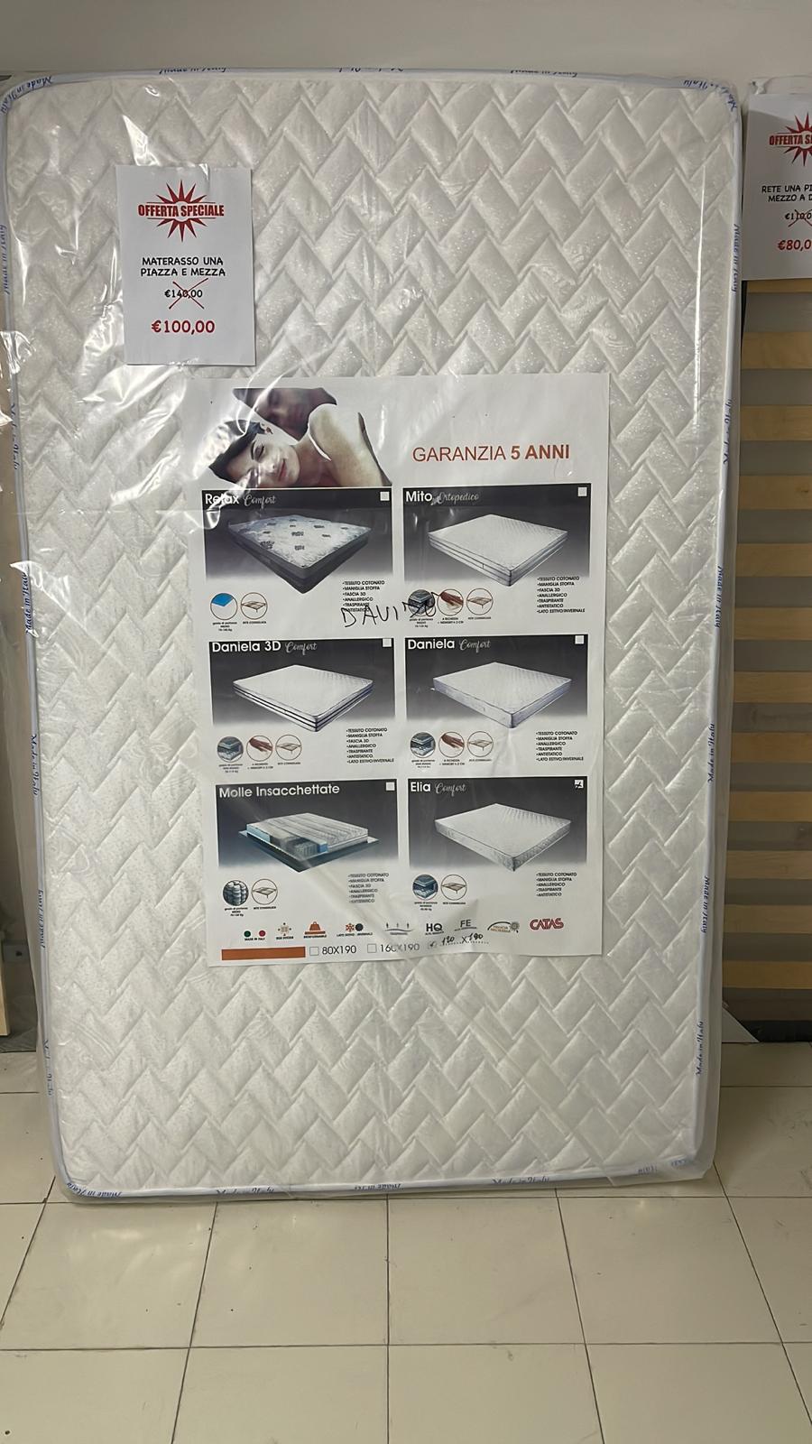 MATERASSO ELIA COMFORT UNA PIAZZA E MEZZA
