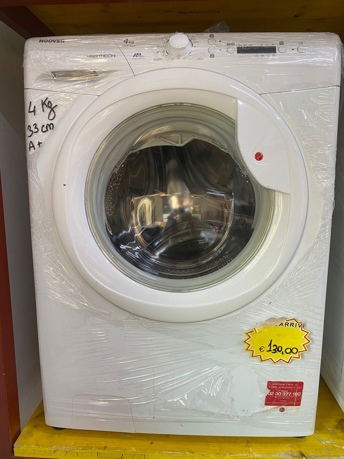 LAVATRICE HOOVER 4KG 33CM