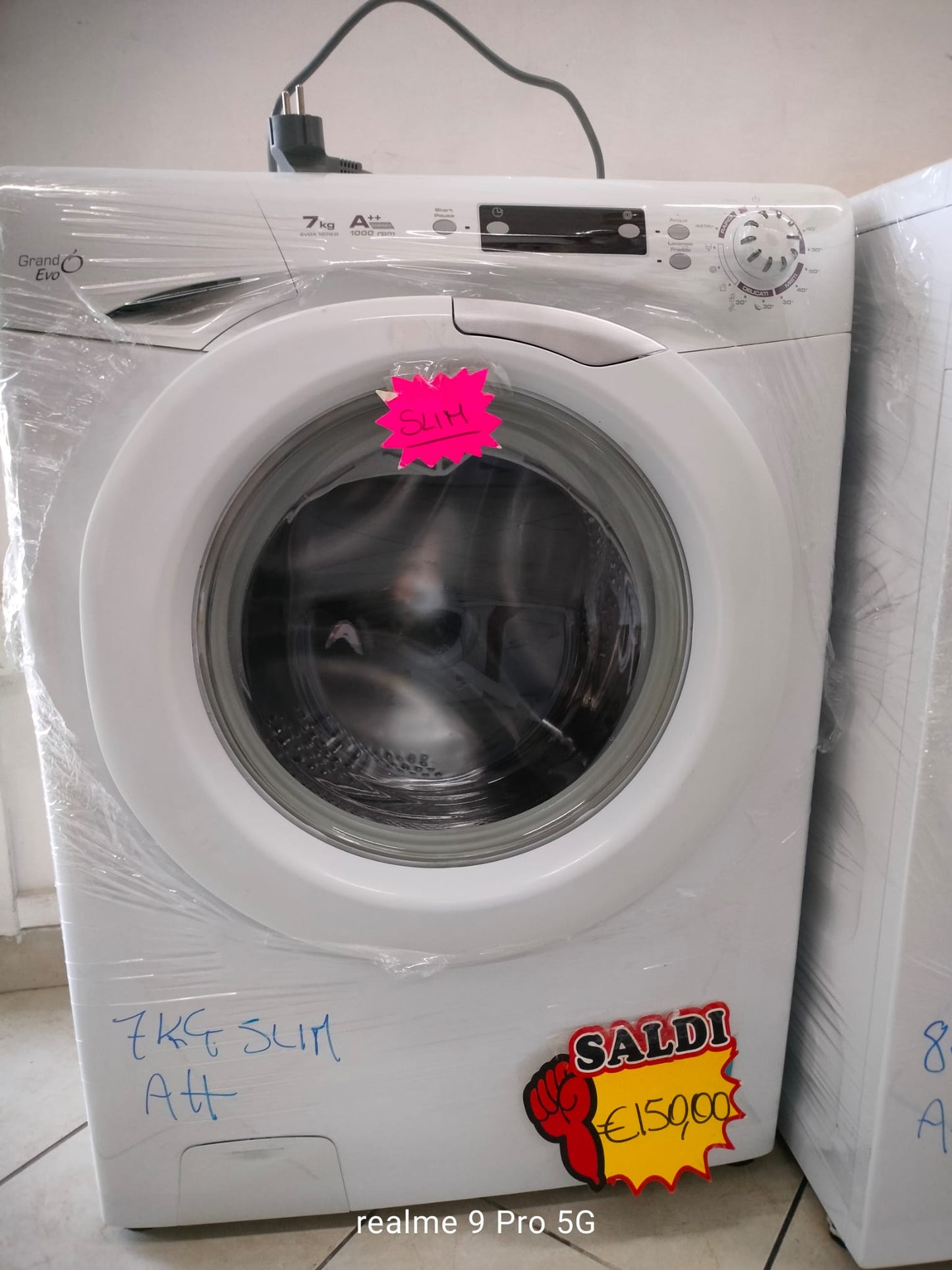 LAVATRICE CANDY GRANDO' EVO 7KG SLIM