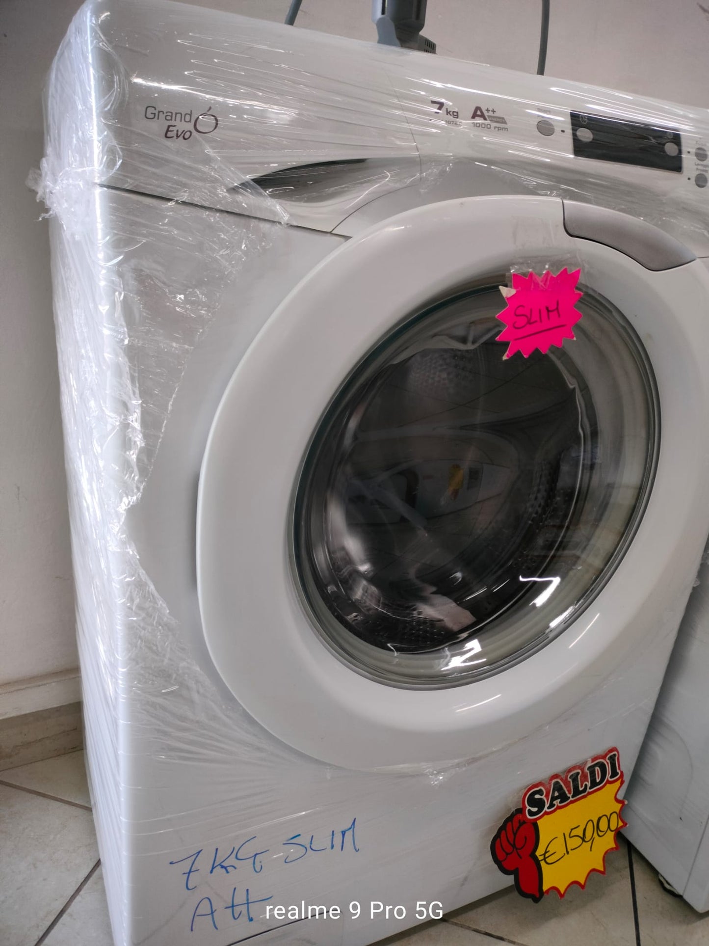 LAVATRICE CANDY GRANDO' EVO 7KG SLIM