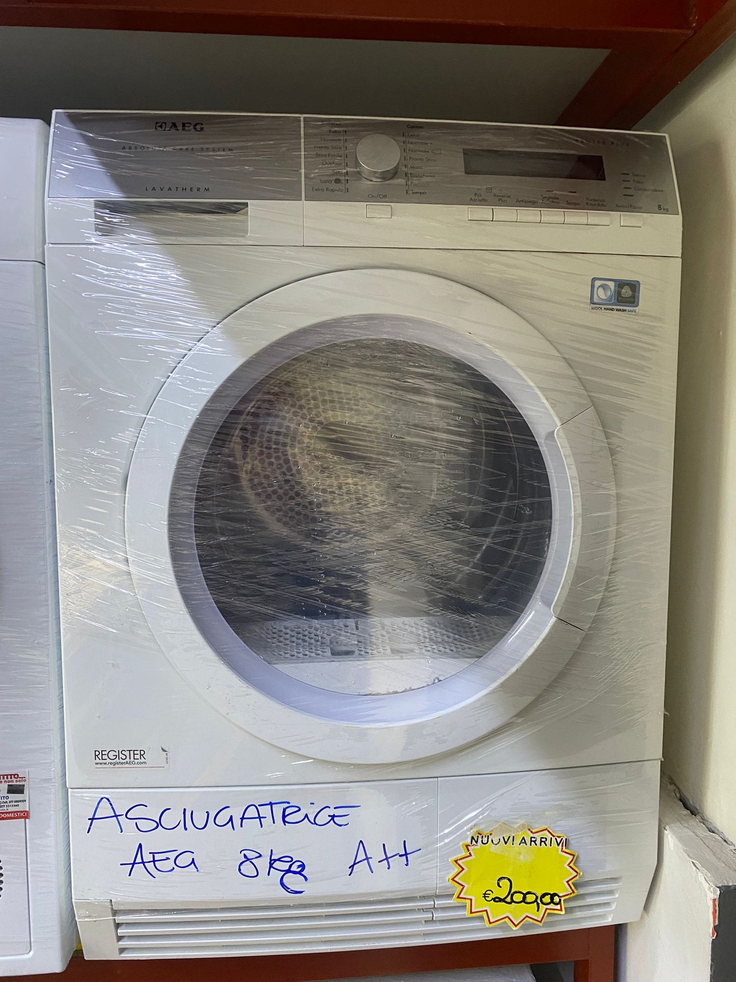 ASCIUGATRICE AEG 8KG