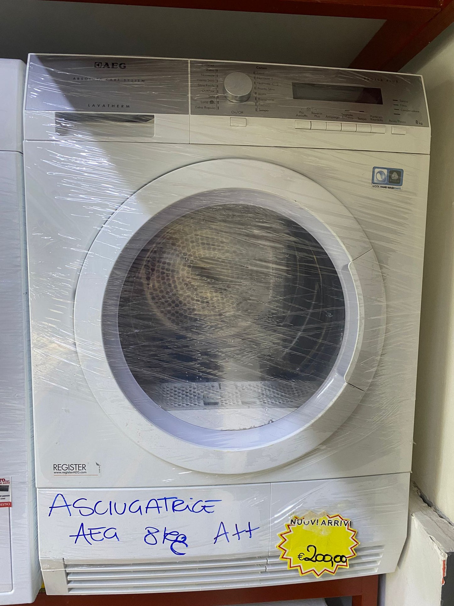 ASCIUGATRICE AEG 8KG