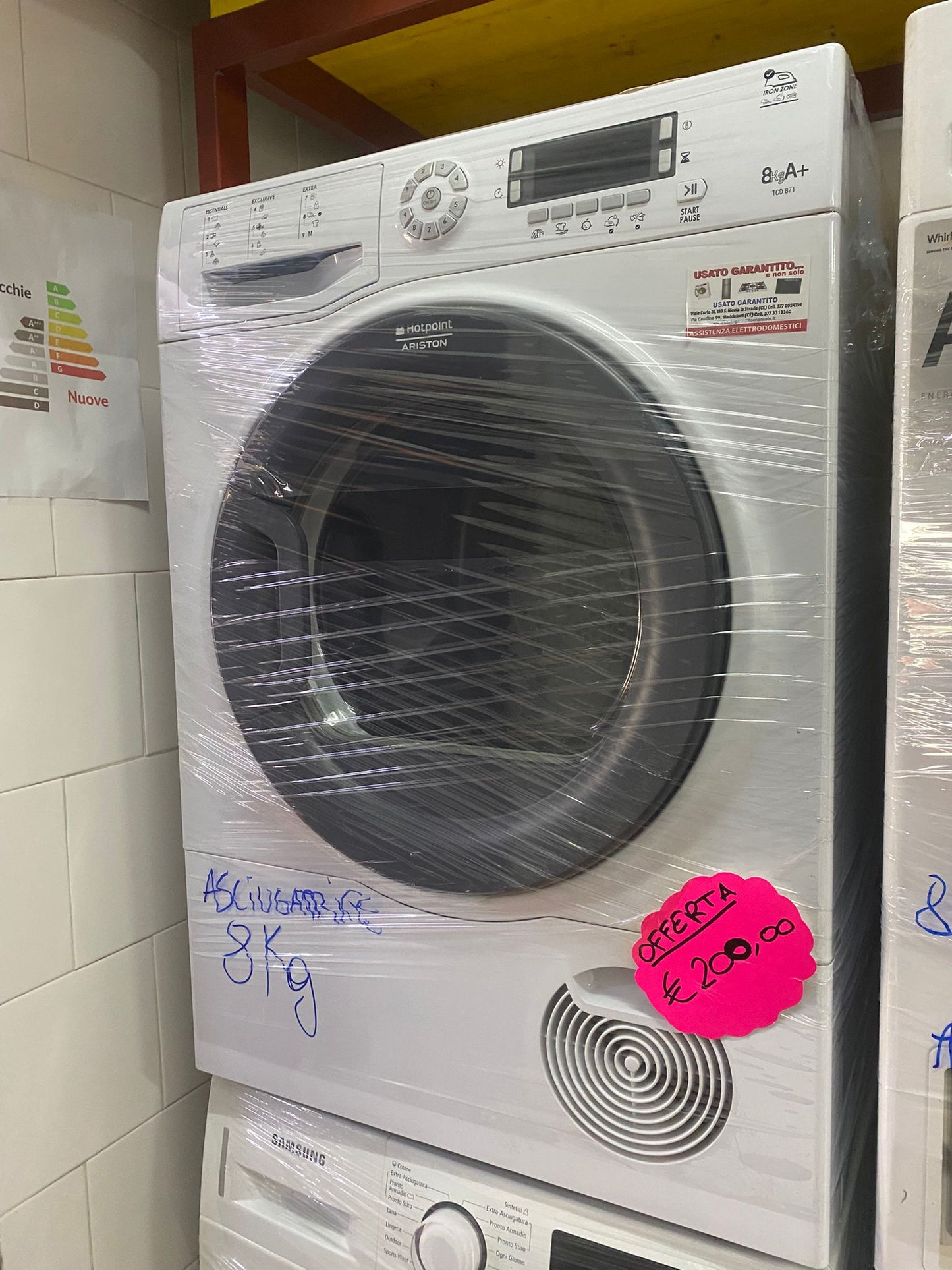 ASCIUGATRICE HOTPOINT ARISTON 8KG