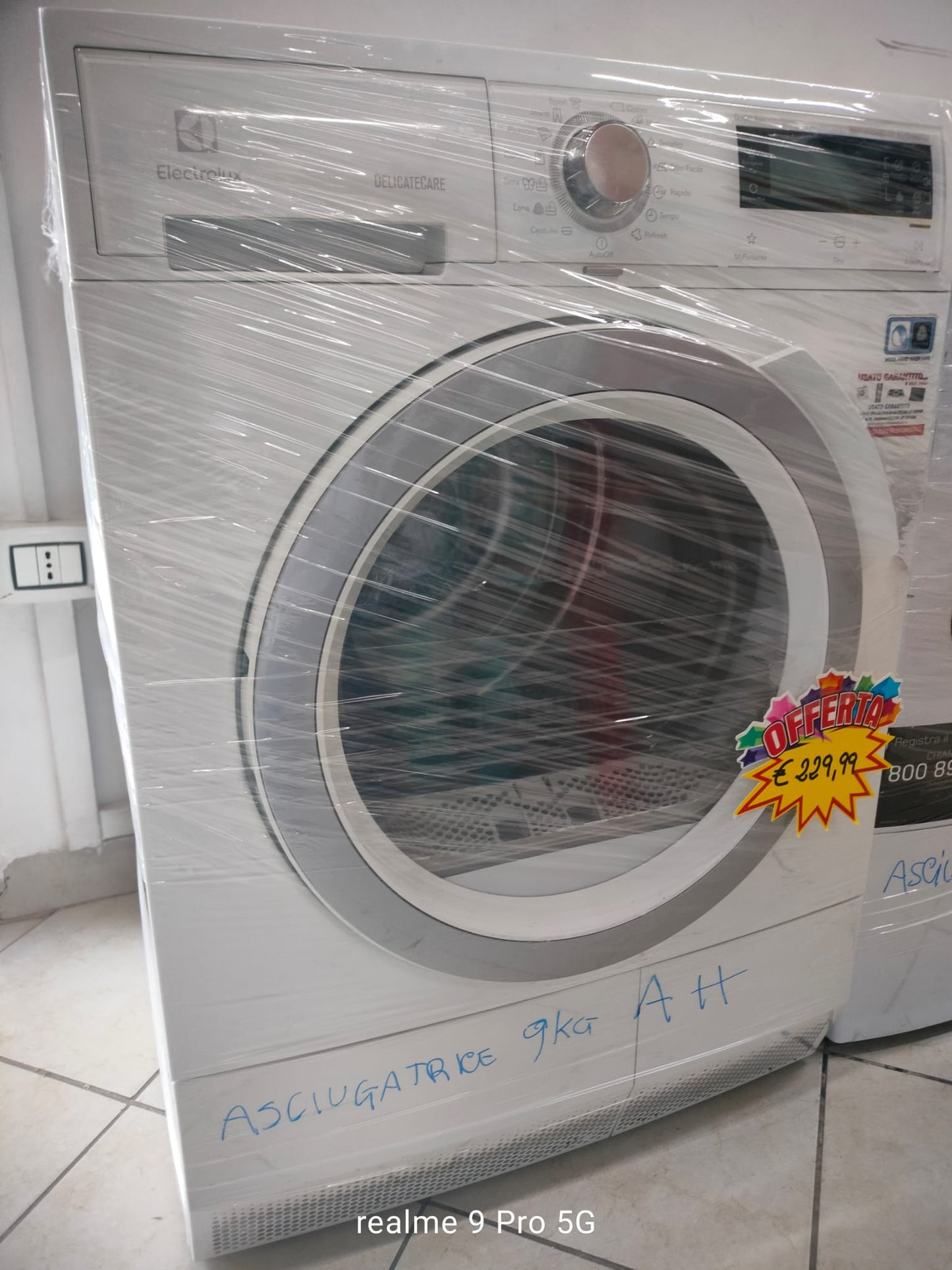 ASCIUGATRICE ELECTROLUX 9KG