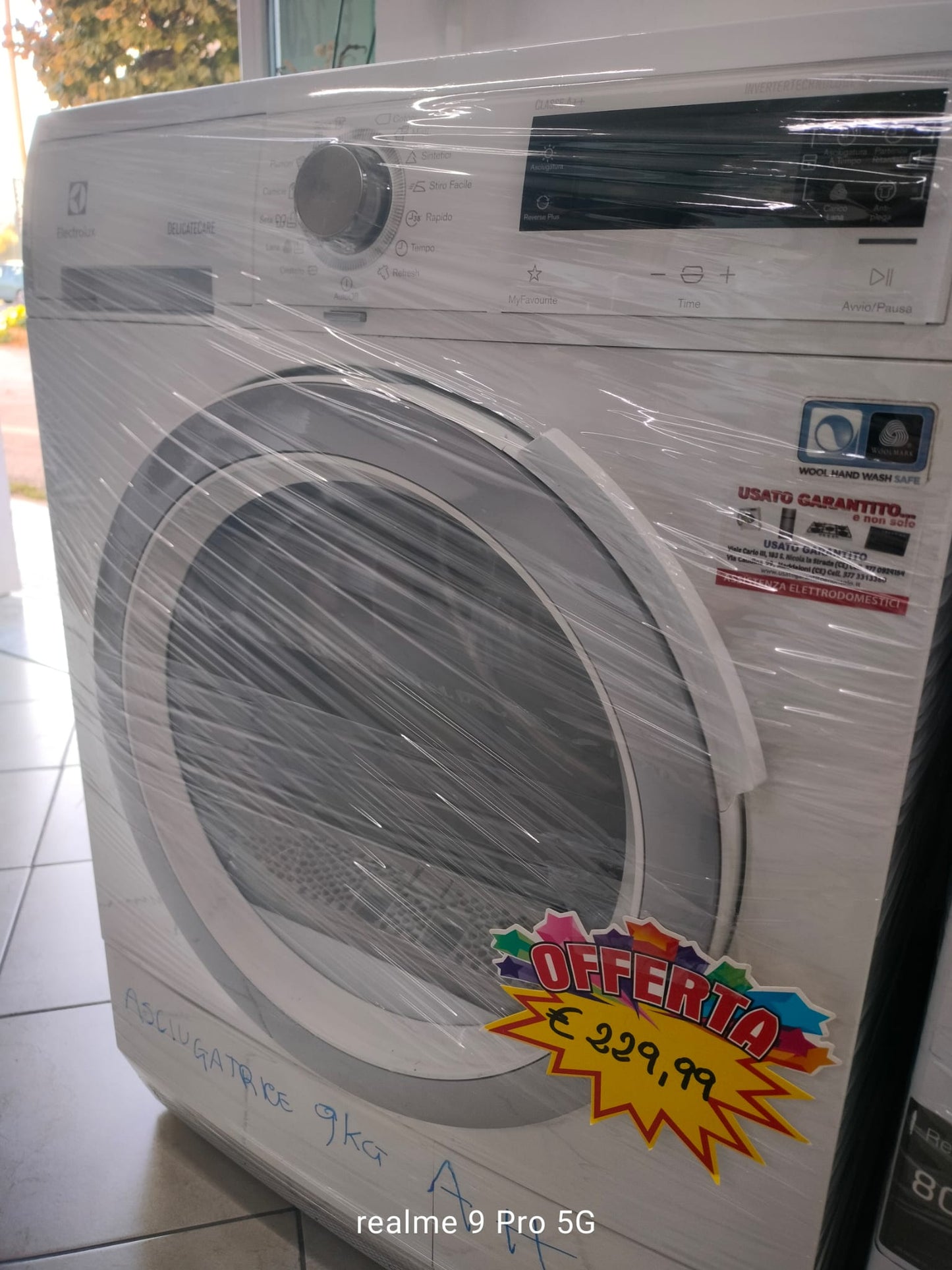 ASCIUGATRICE ELECTROLUX 9KG