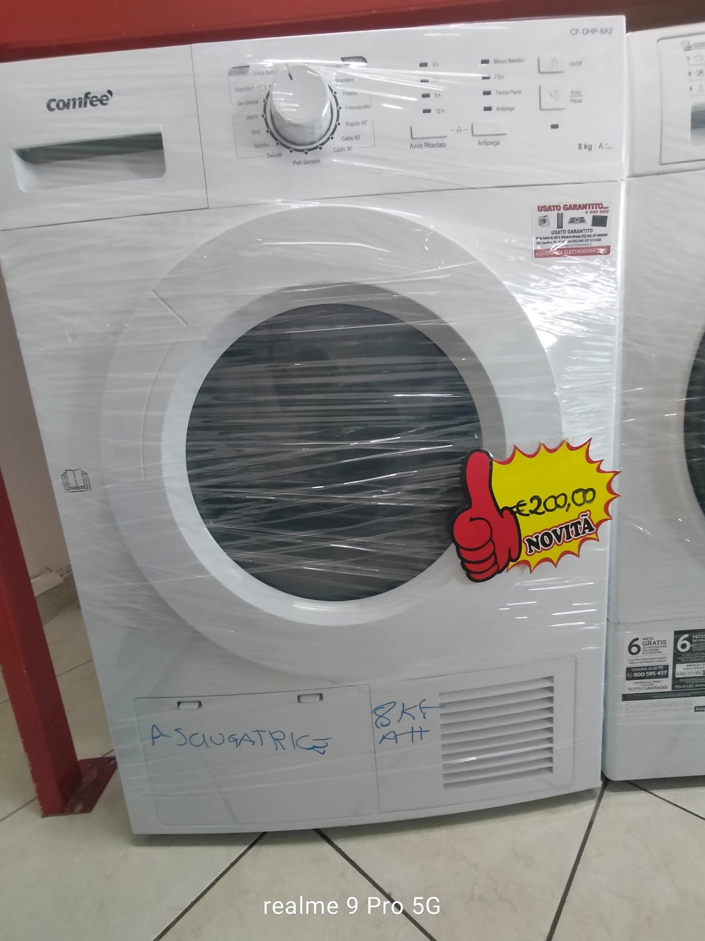 ASCIUGATRICE COMFEE 8KG