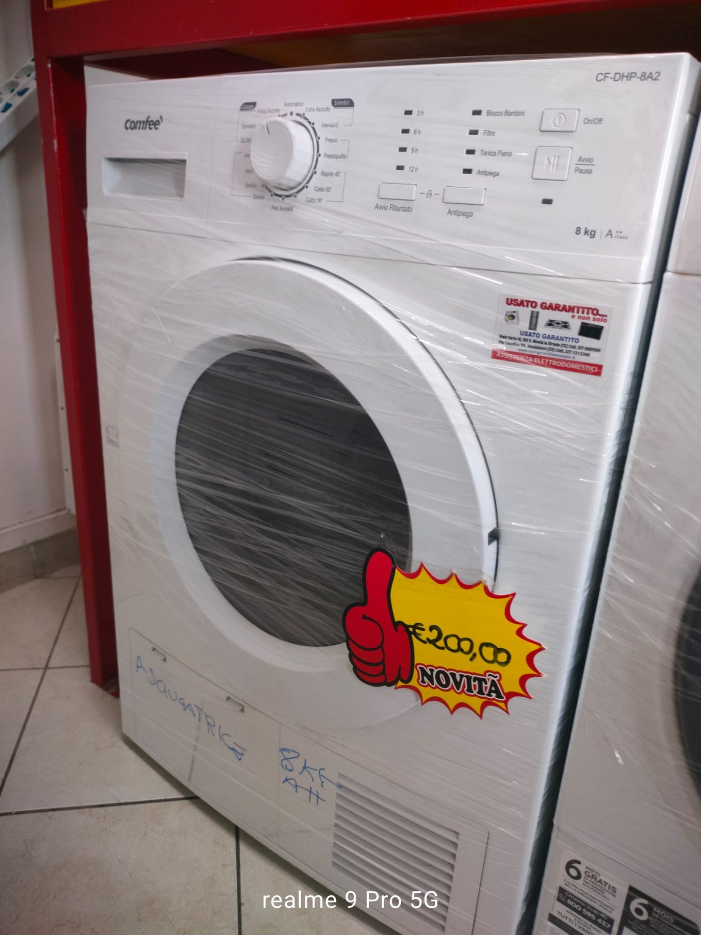 ASCIUGATRICE COMFEE 8KG