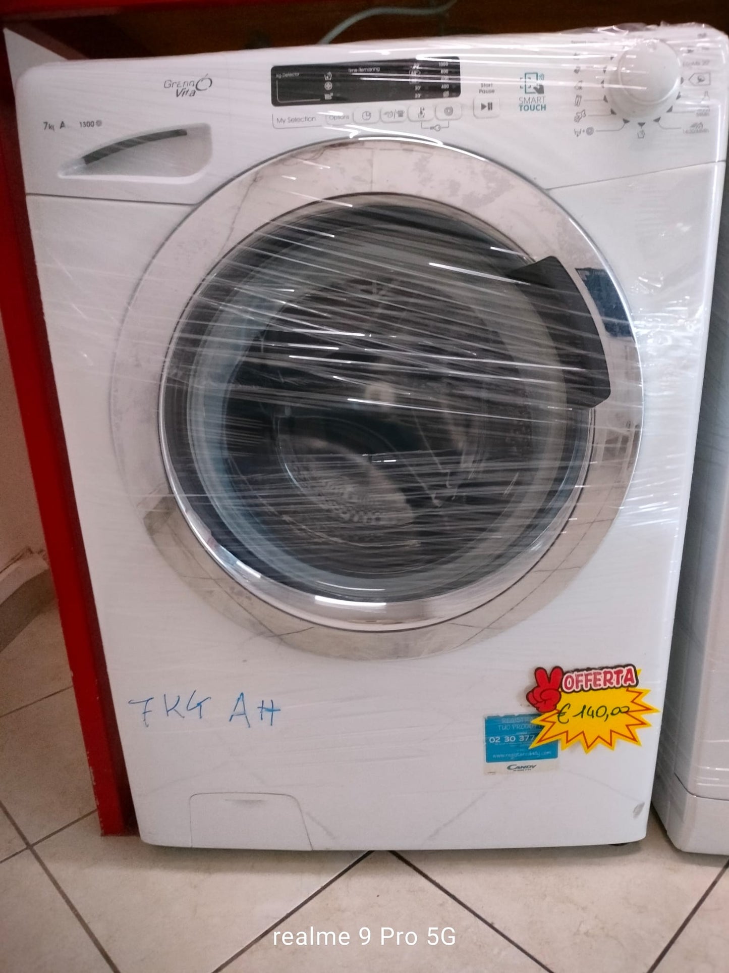 LAVATRICE CANDY GRANDO' VITA 7KG