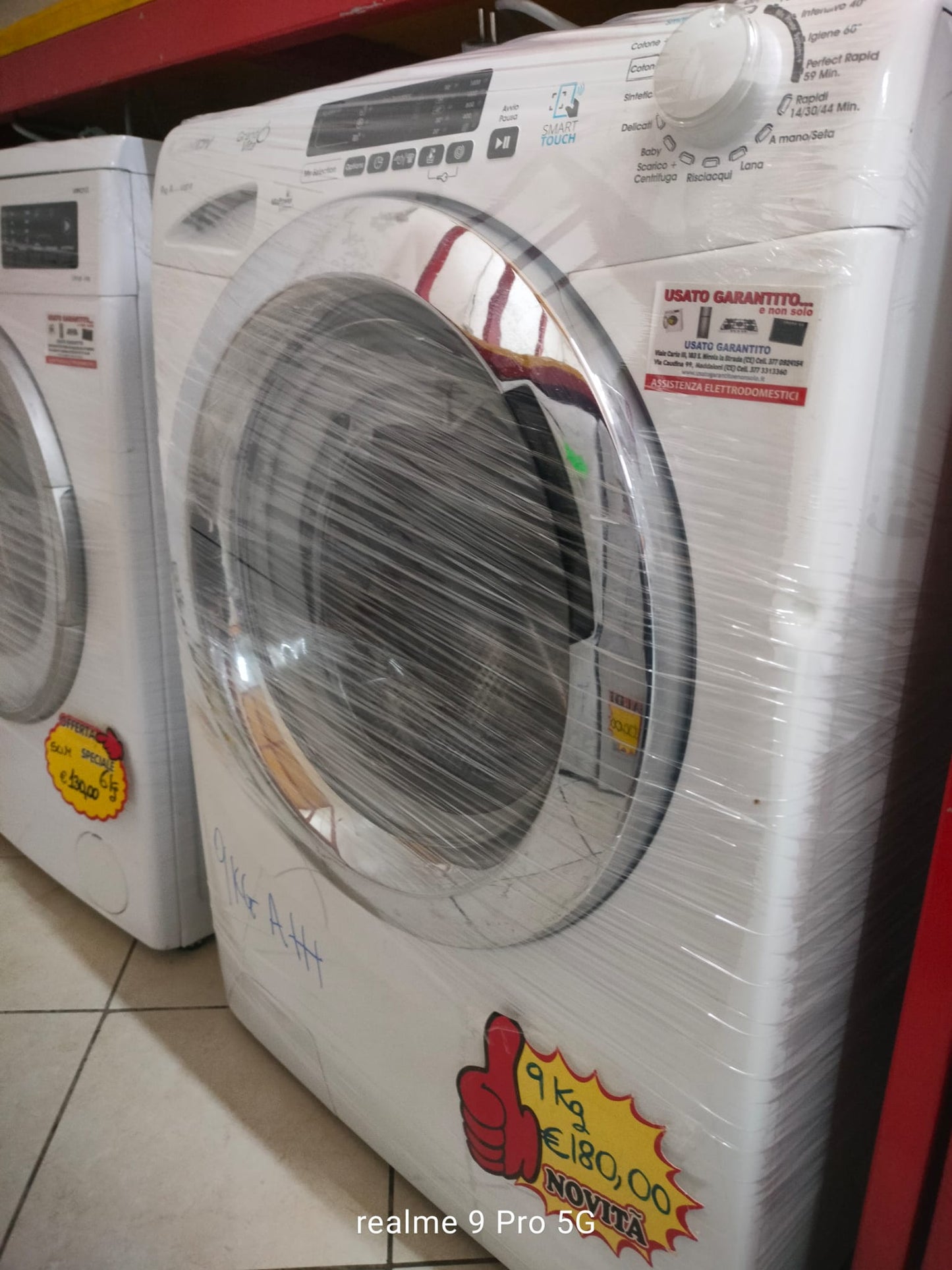 LAVATRICE CANDY GRANDO' VITA 9KG