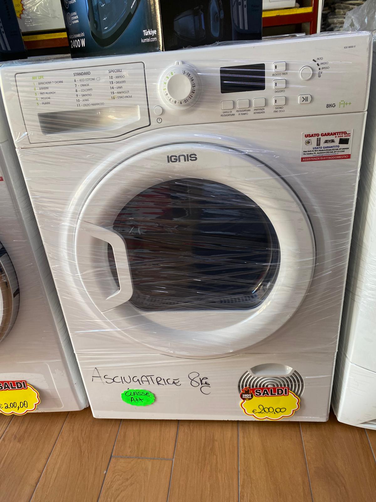 ASCIUGATRICE IGNIS 8KG