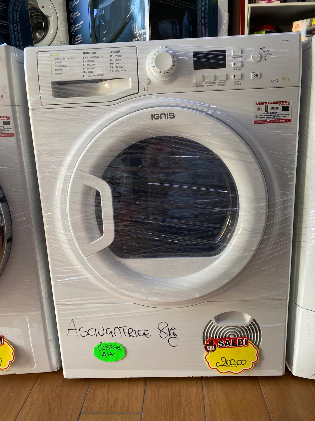 ASCIUGATRICE IGNIS 8KG