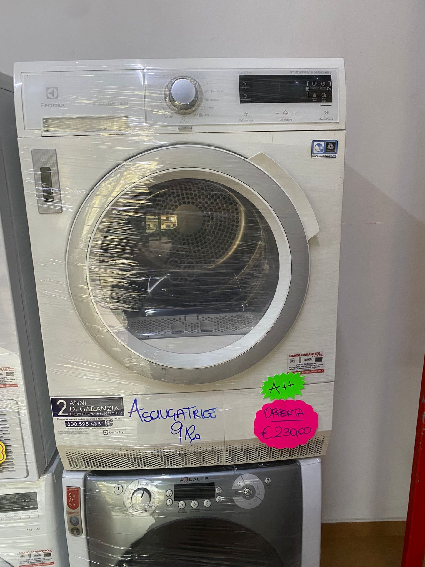 ASCIUGATRICE ELECTROLUX REX 9KG