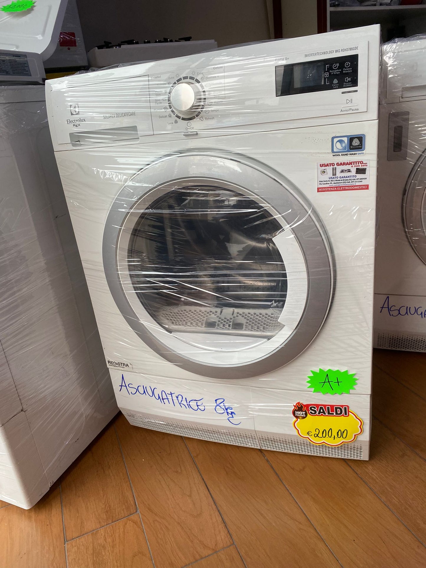 ASCIUGATRICE ELETROLUX REX 8KG