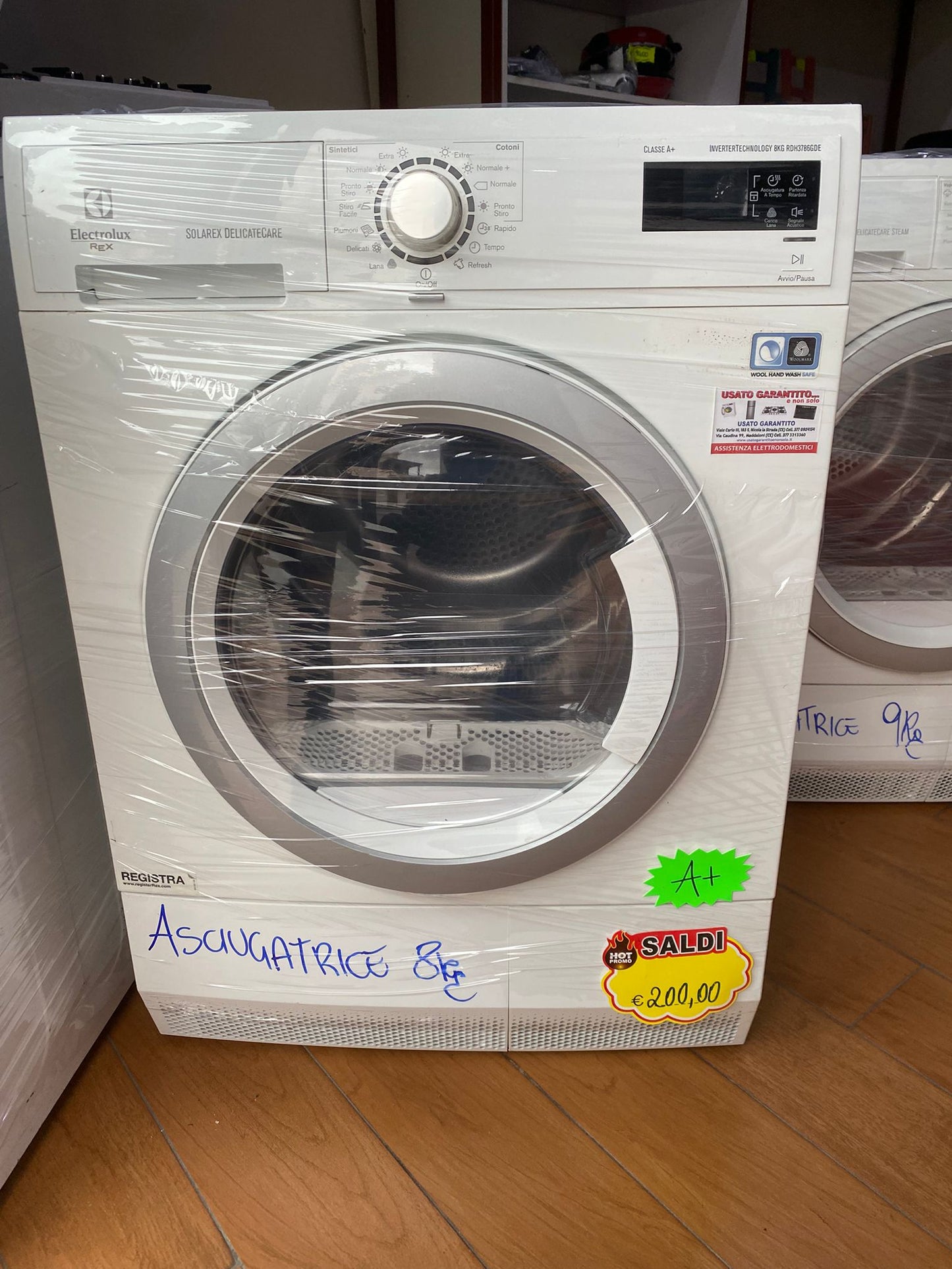 ASCIUGATRICE ELETROLUX REX 8KG