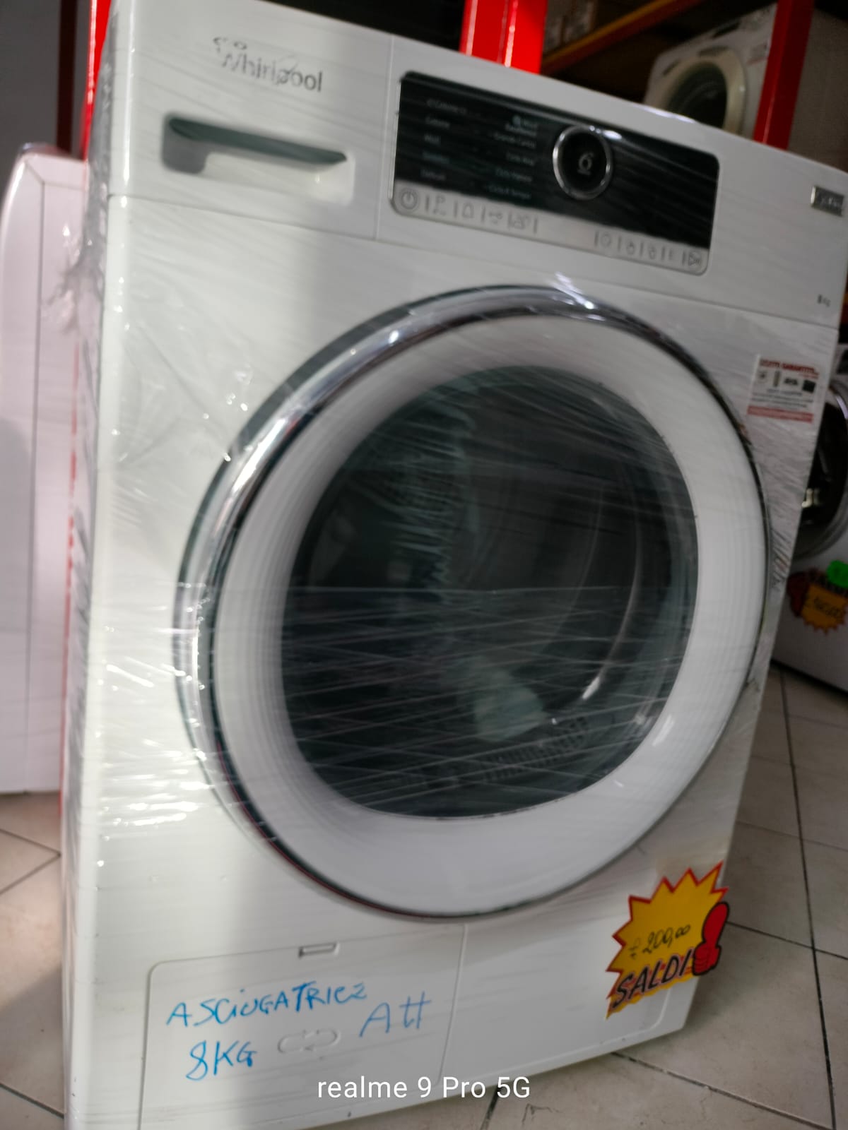 ASCIUGATRICE WHIRLPOOL ZEN 8KG