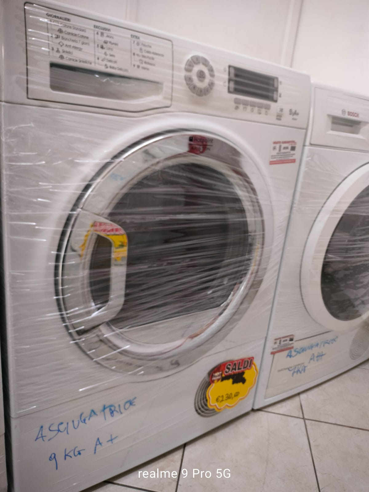 ASCIUGATRICE HOTPOINT ARISTON 9KG