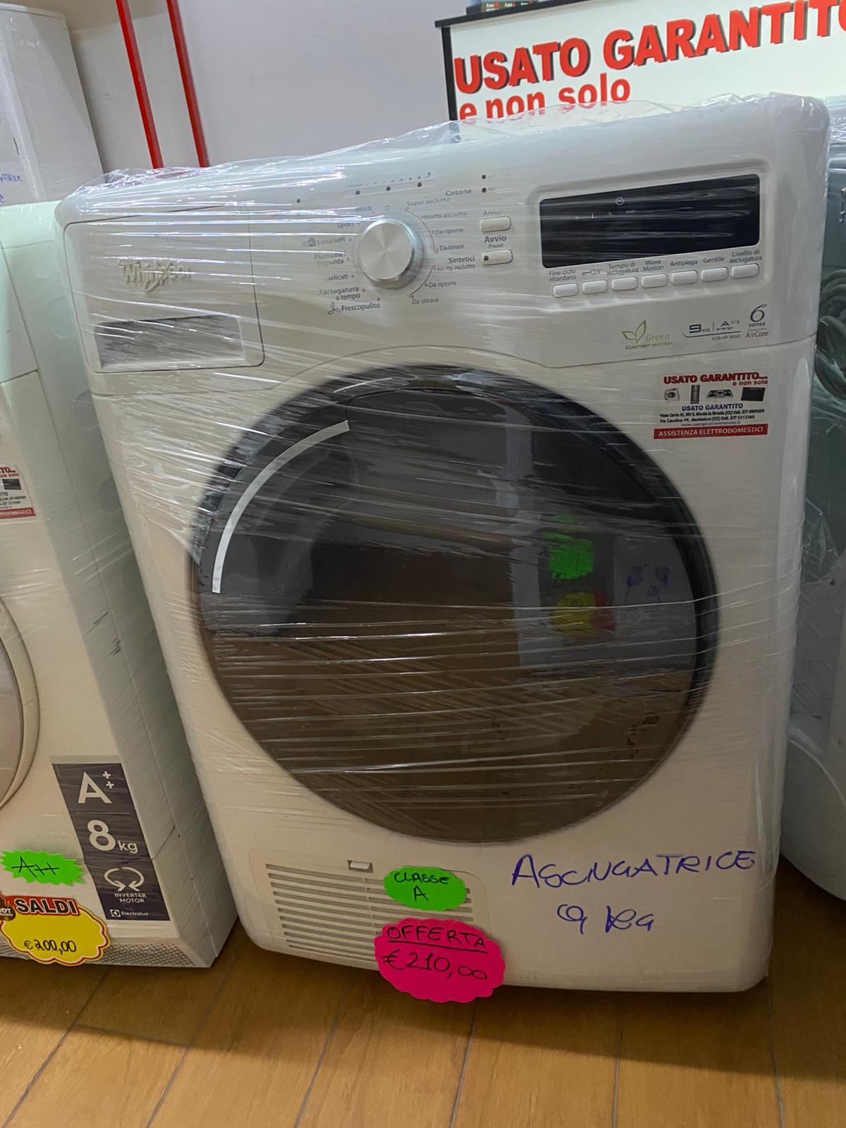 ASCIUGTRICE WHIRLPOOL 9KG